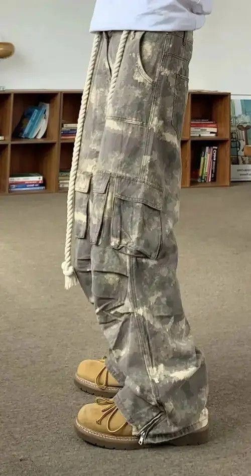 Jean Oversize Camouflage Cargo Pant Size US 30 / EU 46 - 2 Thumbnail