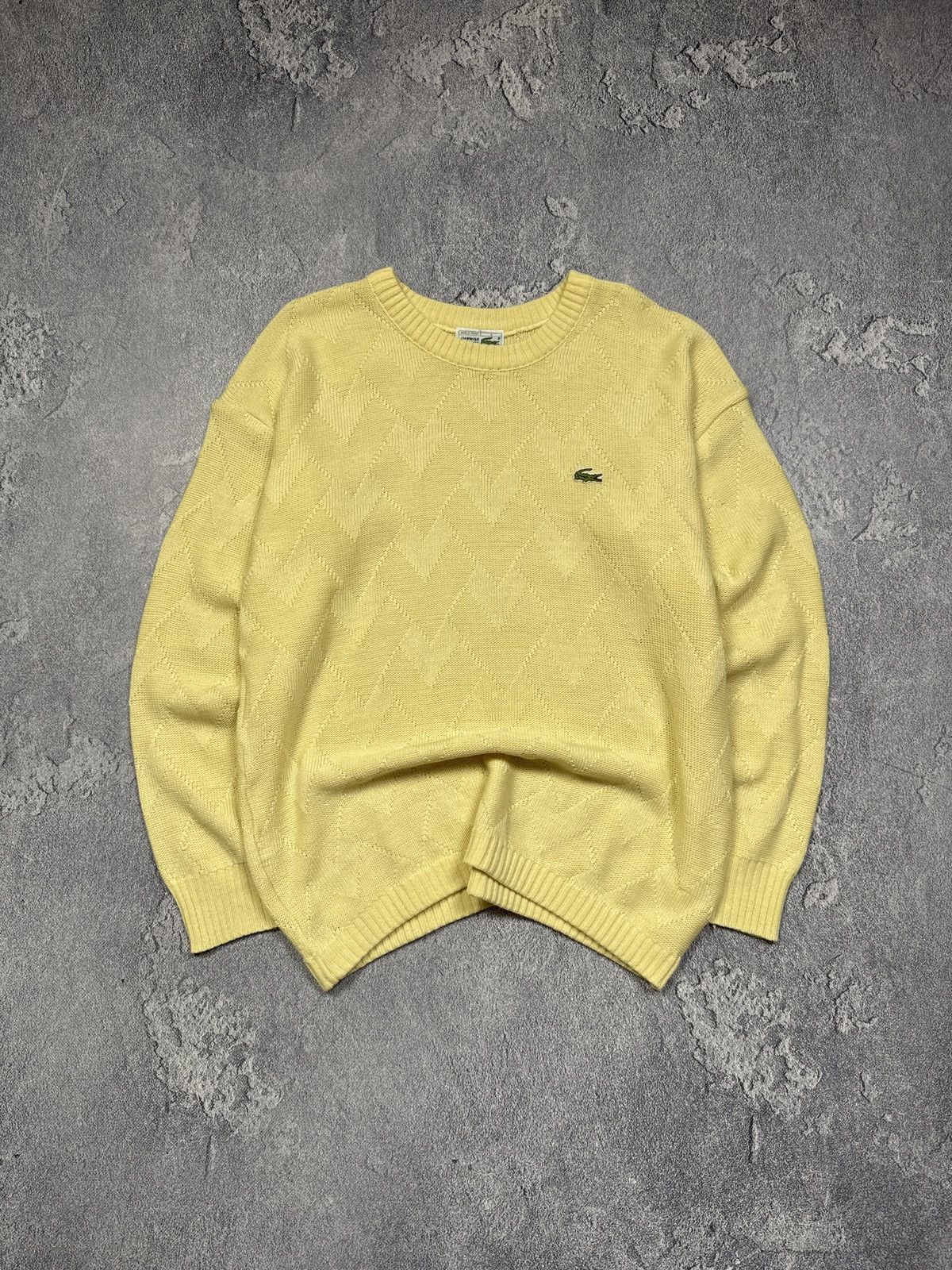 Lacoste Vintage sweater Lacoste chemise wool y2k Japan style Size US L / EU 52-54 / 3 - 1 Thumbnail