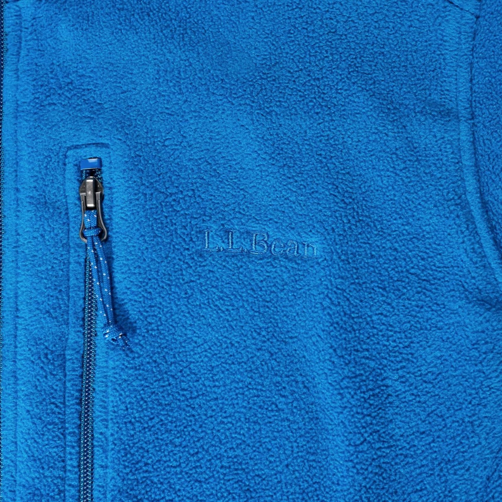 Vintage LL Bean Jacket Mens Large Regular Blue Fleece Full Zip Hiking Outdoors Winter Snow Trail Size US L / EU 52-54 / 3 - 2 Thumbnail