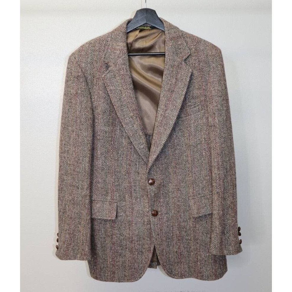 Vintage Vintage Harris Tweed Blazer John Alexander Scottish Wool 2 M Size US M / EU 48-50 / 2 - 1 Thumbnail