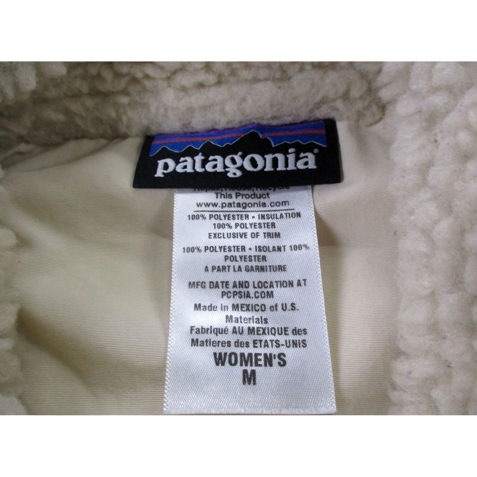 Patagonia Patagonia Vest Jacket Women M Beige Fleece Zip Pockets Windbreaker Outdoor Hiking 23081 Size M / US 6-8 / IT 42-44 - 7 Thumbnail