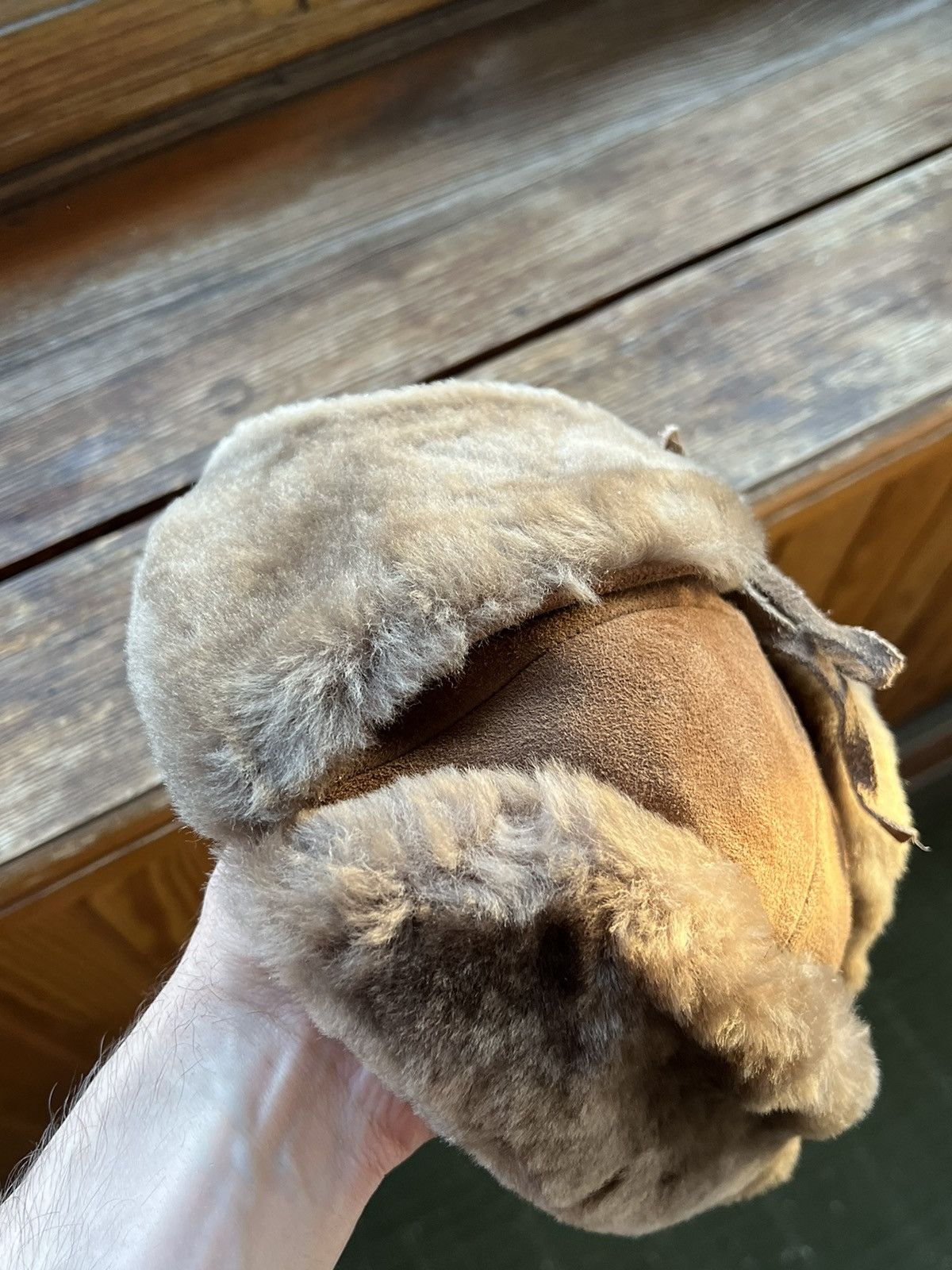 Leather Vintage Ushanka CRAMBES Y2K Leather Trapper Hat Rare Size ONE SIZE - 11 Thumbnail