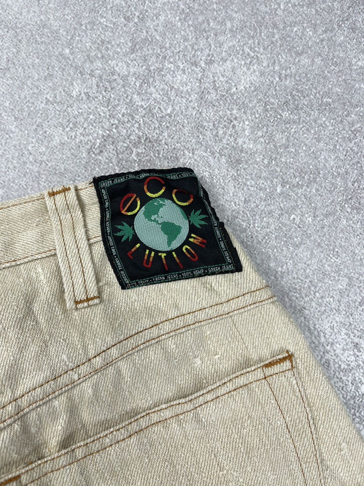 Vintage Vintage Ecolution Cannabis Sativa Rasta Pants Size 29 Size US 29 - 14 Thumbnail