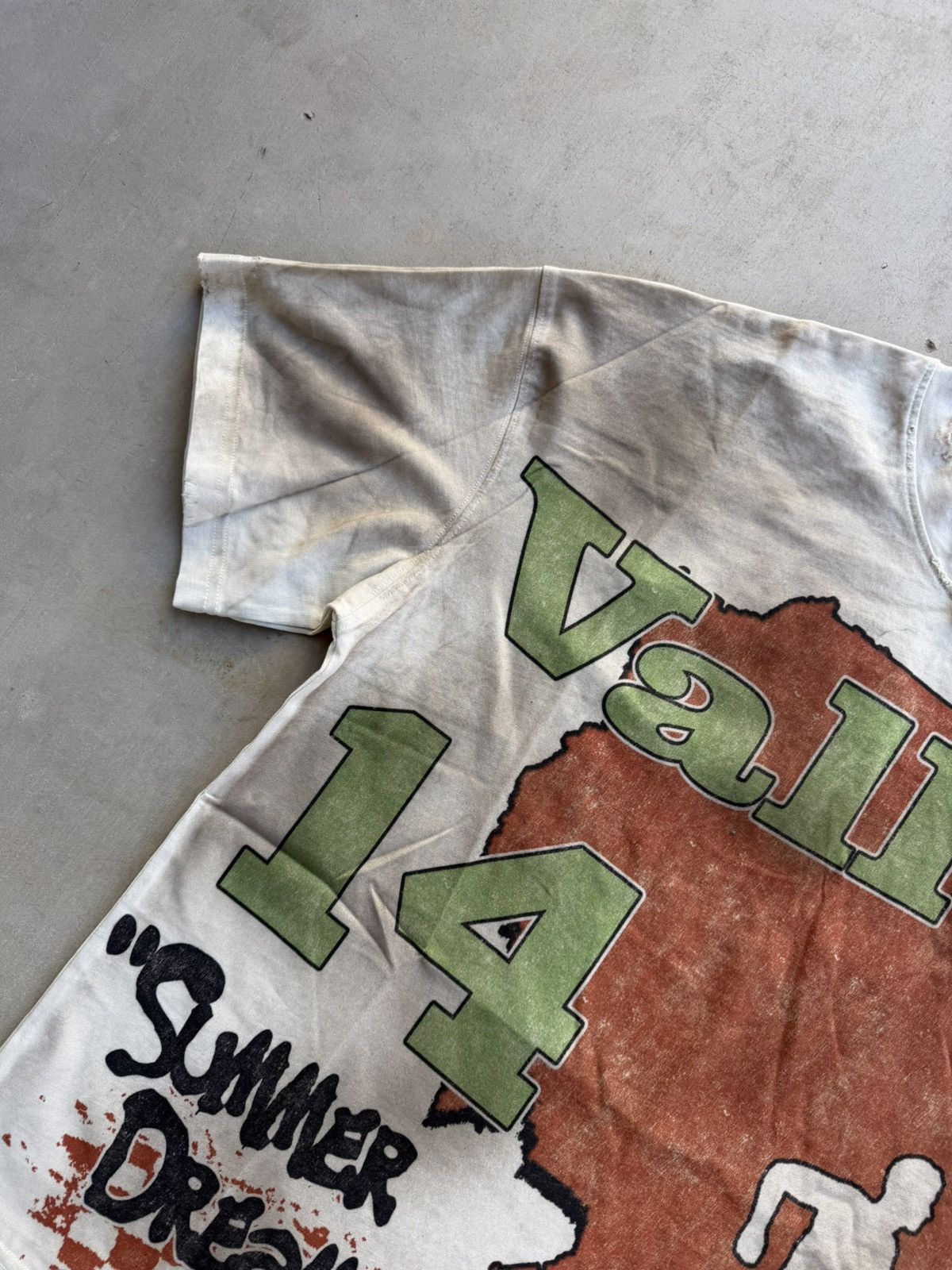 Vale Vale Forever Running Club Cream Dyed Tee – Brand New Medium Size US M / EU 48-50 / 2 - 3 Thumbnail