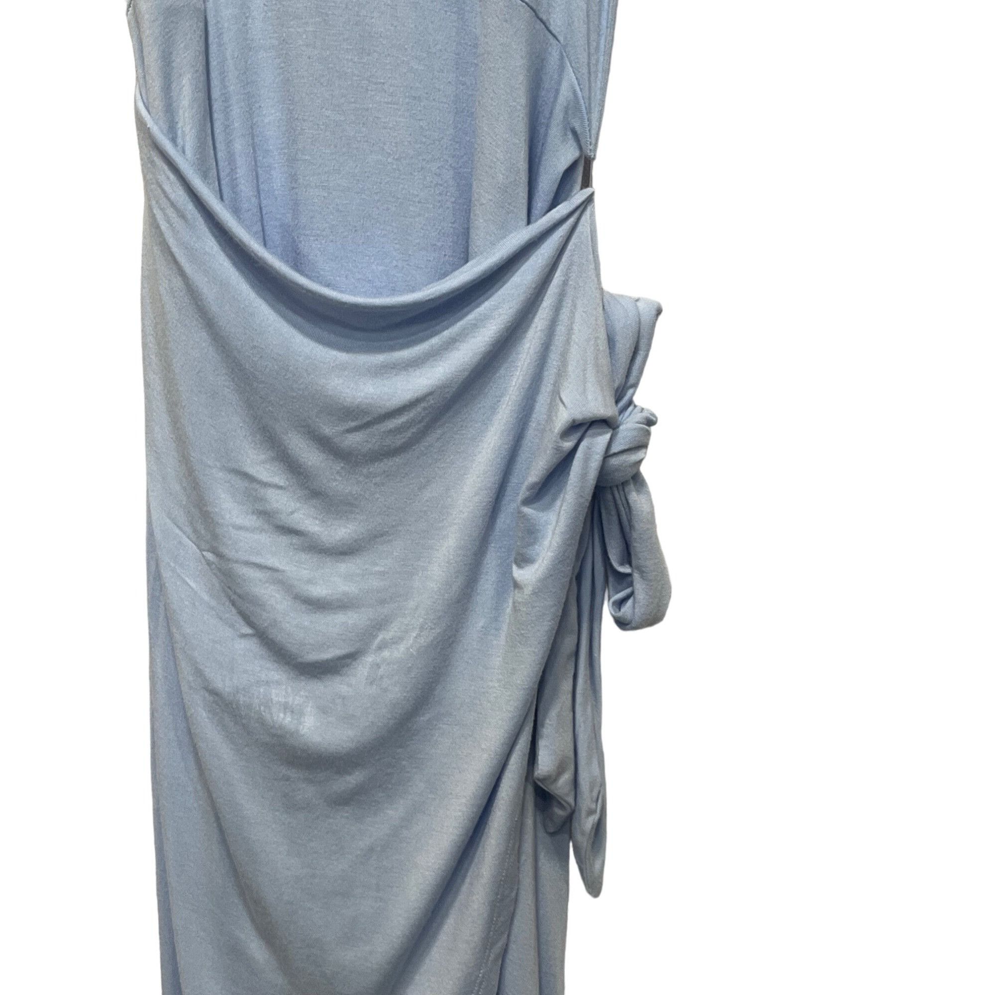 Other And Now This Women's Knit Side-Tie Tulip Midi Dress, Blue, S Size L / US 10 / IT 46 - 5 Thumbnail