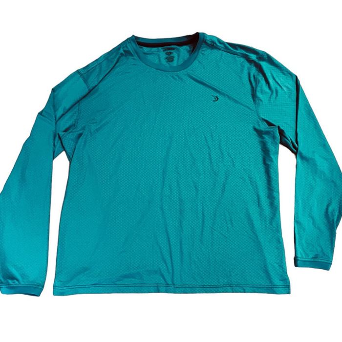 Reel Legends Reel Legends Blue Marlin Fish Long Sleeve Shirt Scales XL