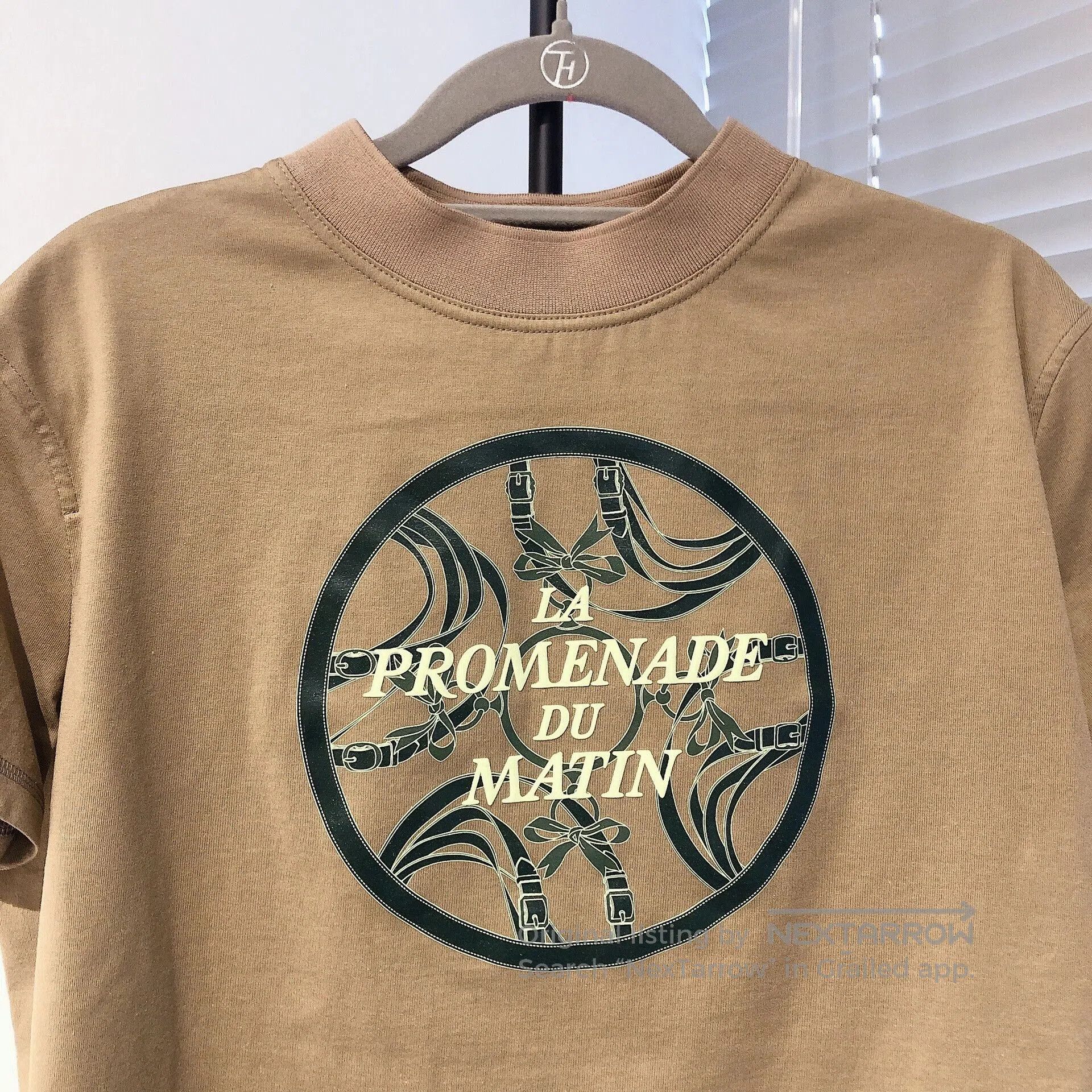 Hermes HERMES Round Neck Stamp Print T-Shirt. Size US XS / EU 42 / 0 - 3 Thumbnail