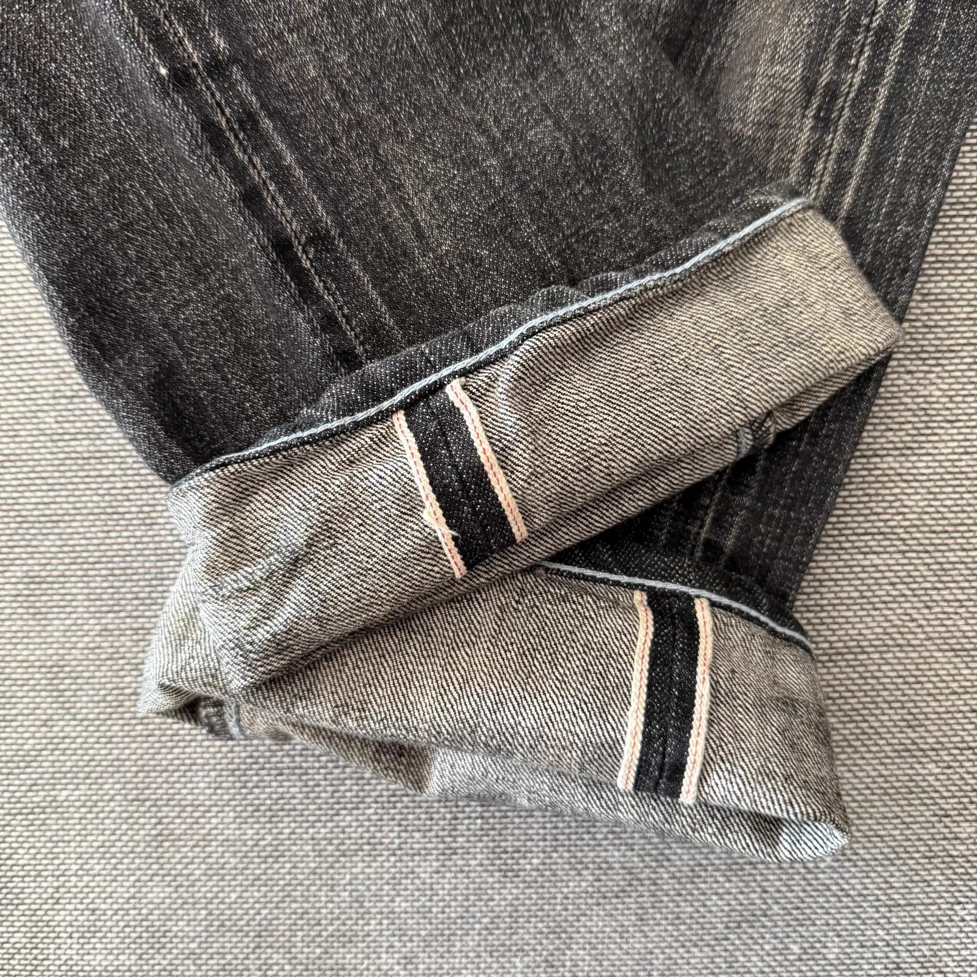 Neighborhood Neighborhood 14AW Slim Straight Black Distressed Denim Size US 32 / EU 48 - 7 Thumbnail