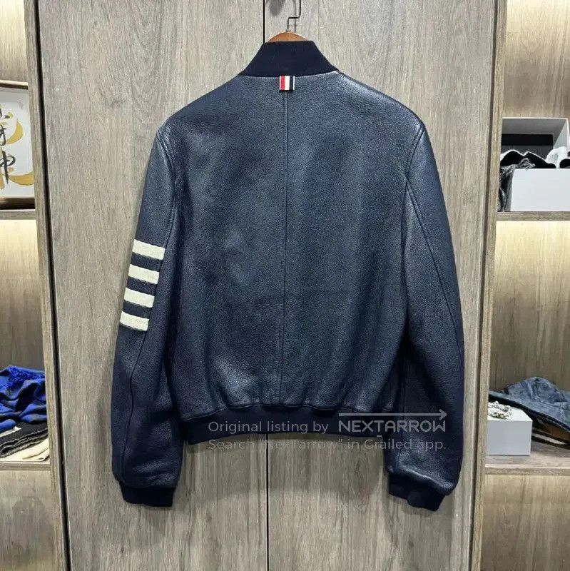 Thom Browne Thom Browne Black Leather Women's Jacket . Size S / US 4 / IT 40 - 2 Thumbnail
