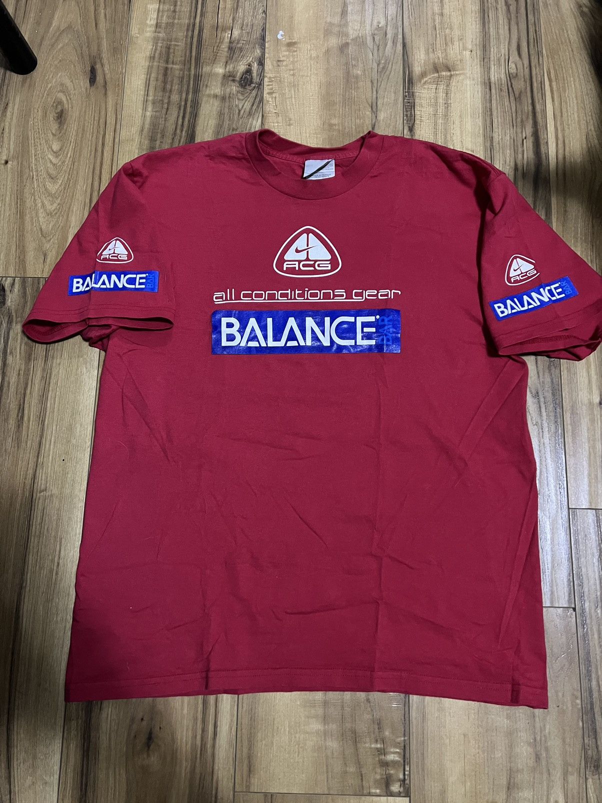 Nike × Nike ACG × Vintage Vintage Nike ACG BALANCE shirt Size US L / EU 52-54 / 3 - 1 Thumbnail