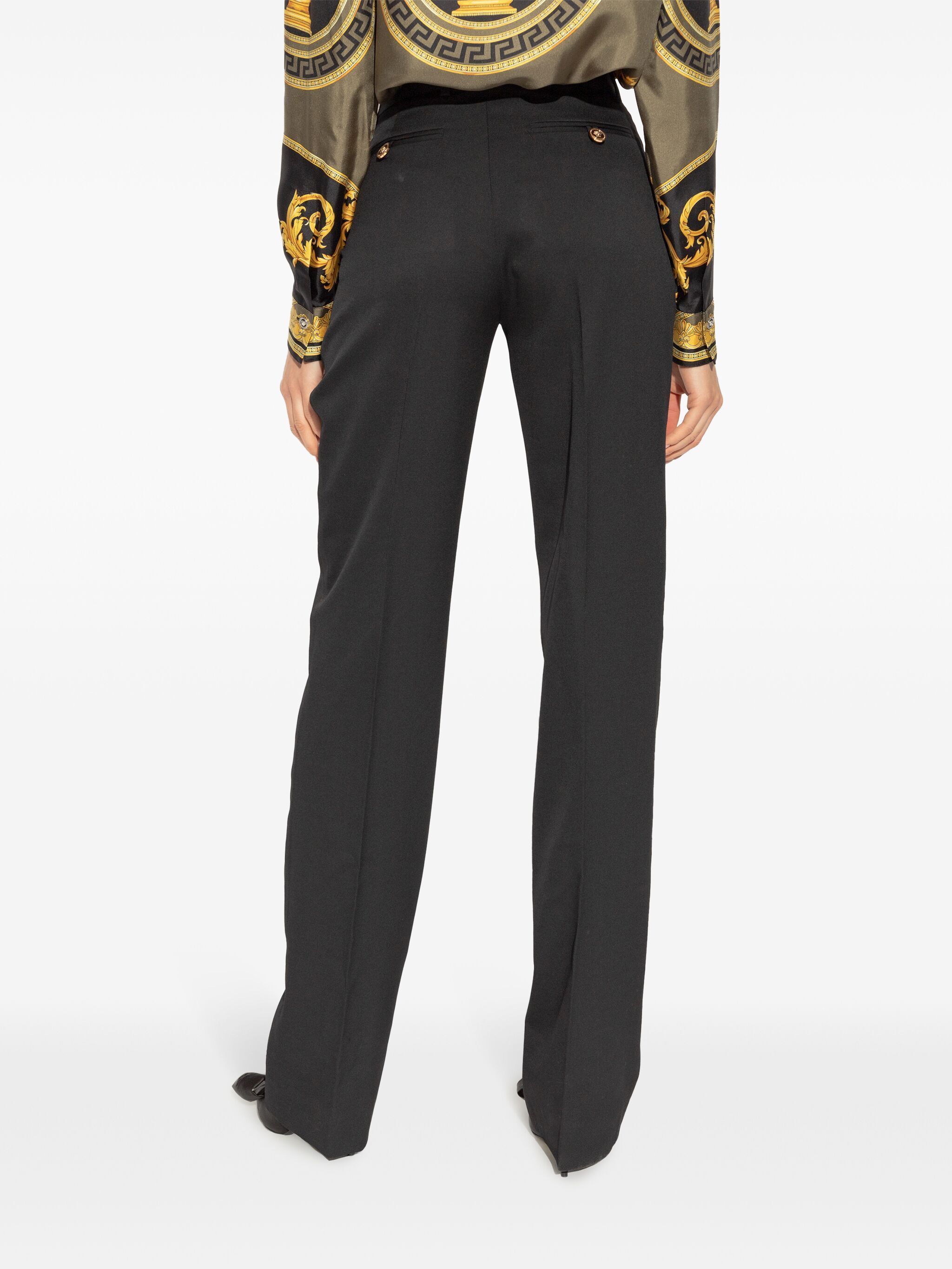 Versace o1s22i1n1024 Tailored Medusa Trouser in Black Size 30" / US 8 / IT 44 - 4 Thumbnail