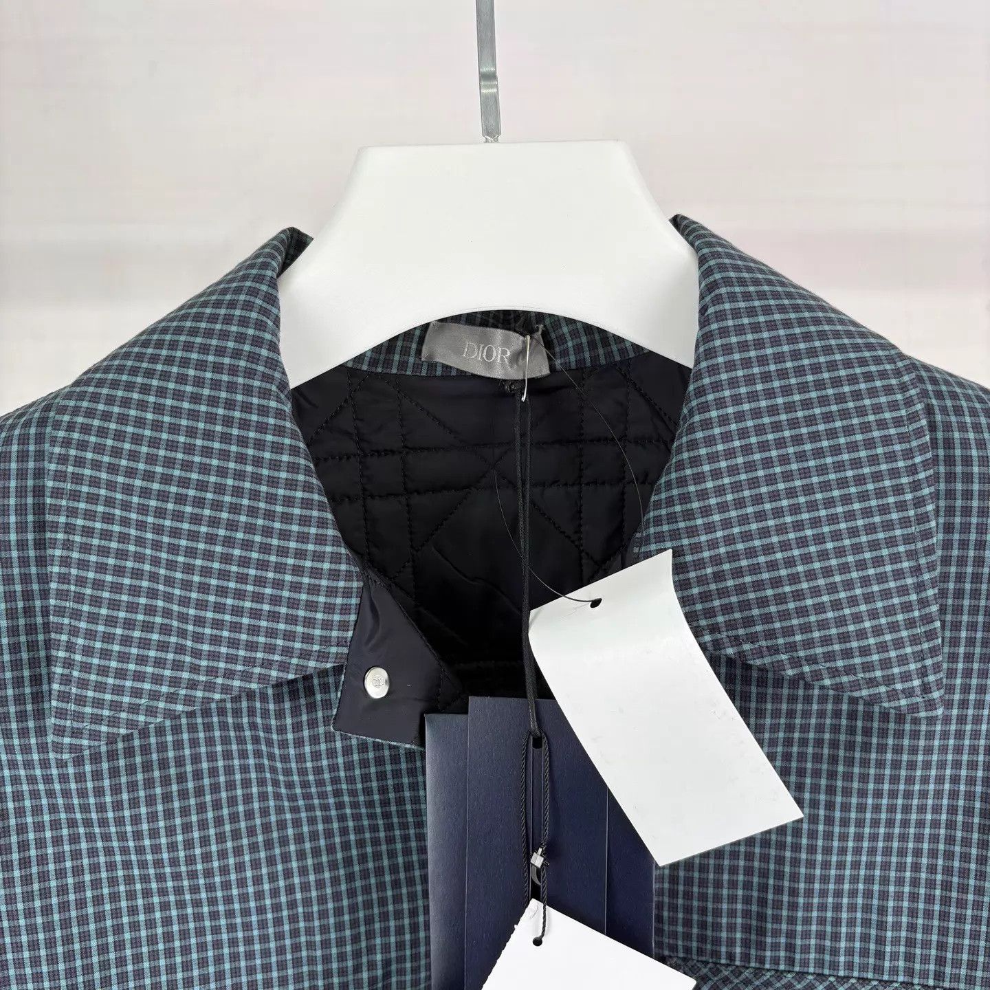 Dior Dior Men's Check Shirt 48 Unworn 100% Cotton Dior Embroidered Size US M / EU 48-50 / 2 - 3 Thumbnail