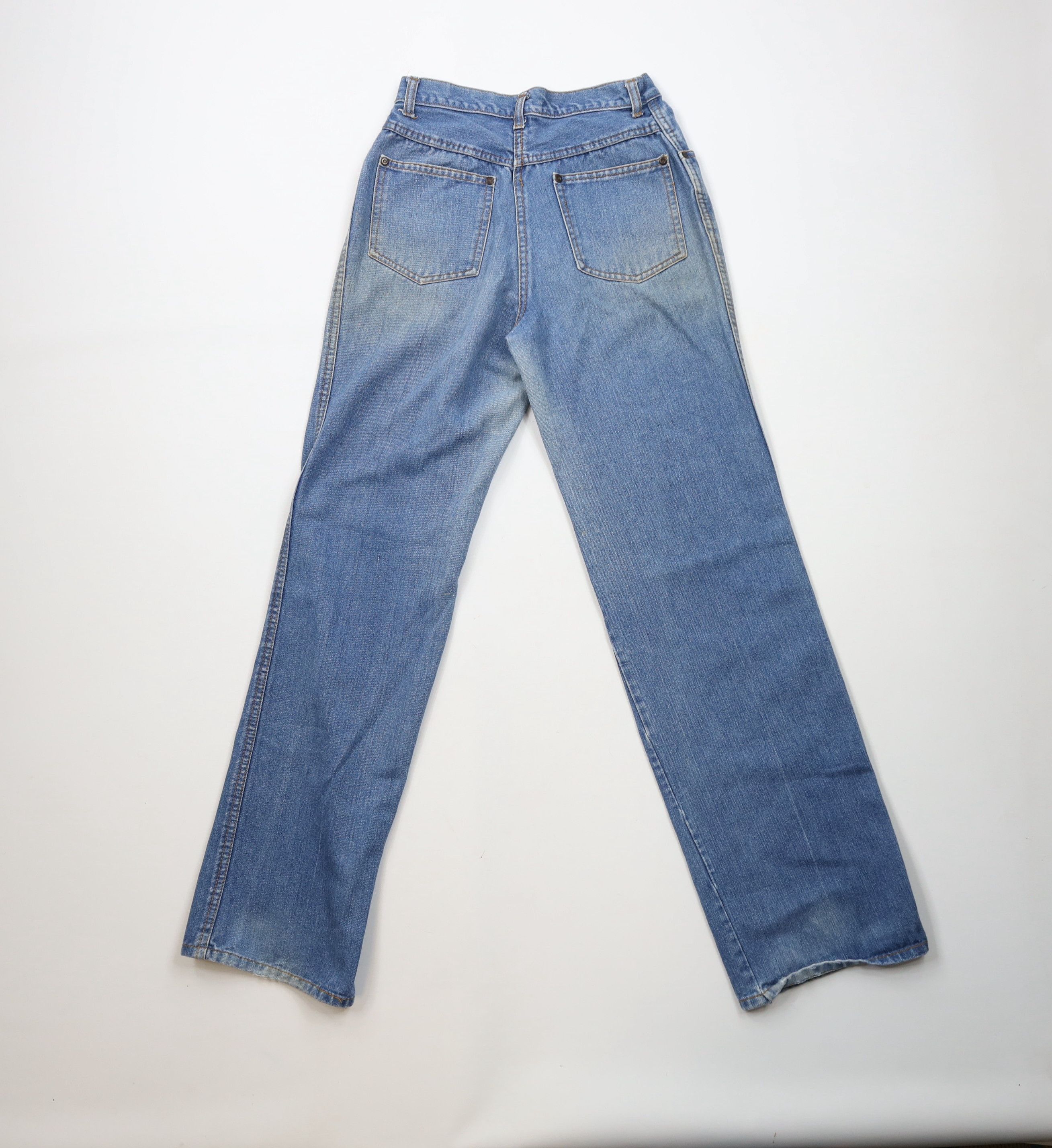 Vintage Vintage 80s 90s Streetwear Flared Denim Jeans Blue Size 32" / US 10 / IT 46 - 10 Thumbnail