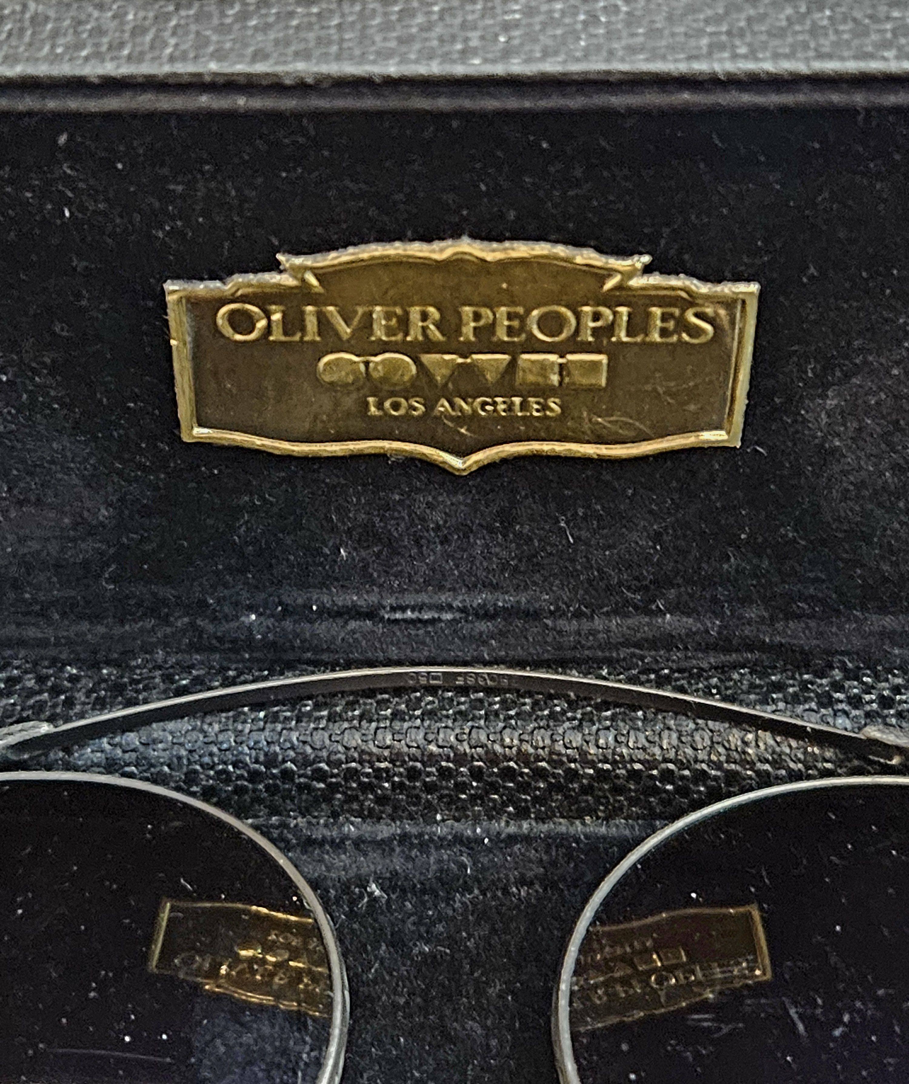 Oliver Peoples Vintage Oliver Peoples Los Angeles Clip-On Sunglasses 2803SF Size ONE SIZE - 8 Thumbnail