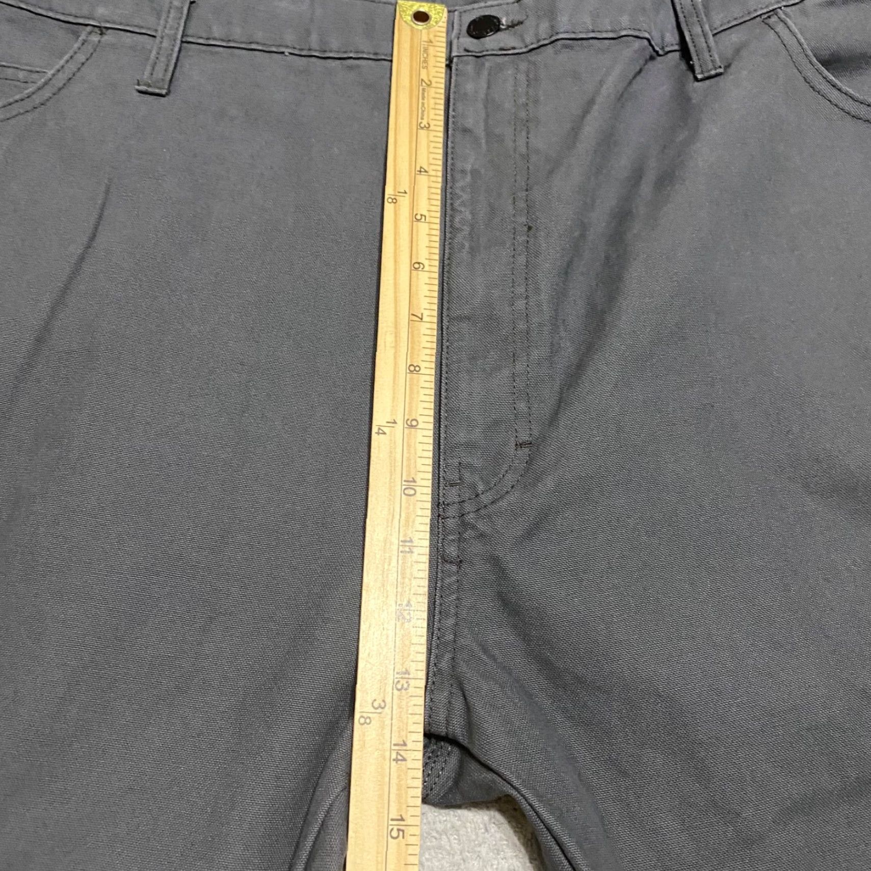 Dickies Dickies Jeans Mens 42x32 Gray Medium Wash Carpenter Relaxed Straight Utility Shirt? Size US 42 / EU 58 - 7 Thumbnail
