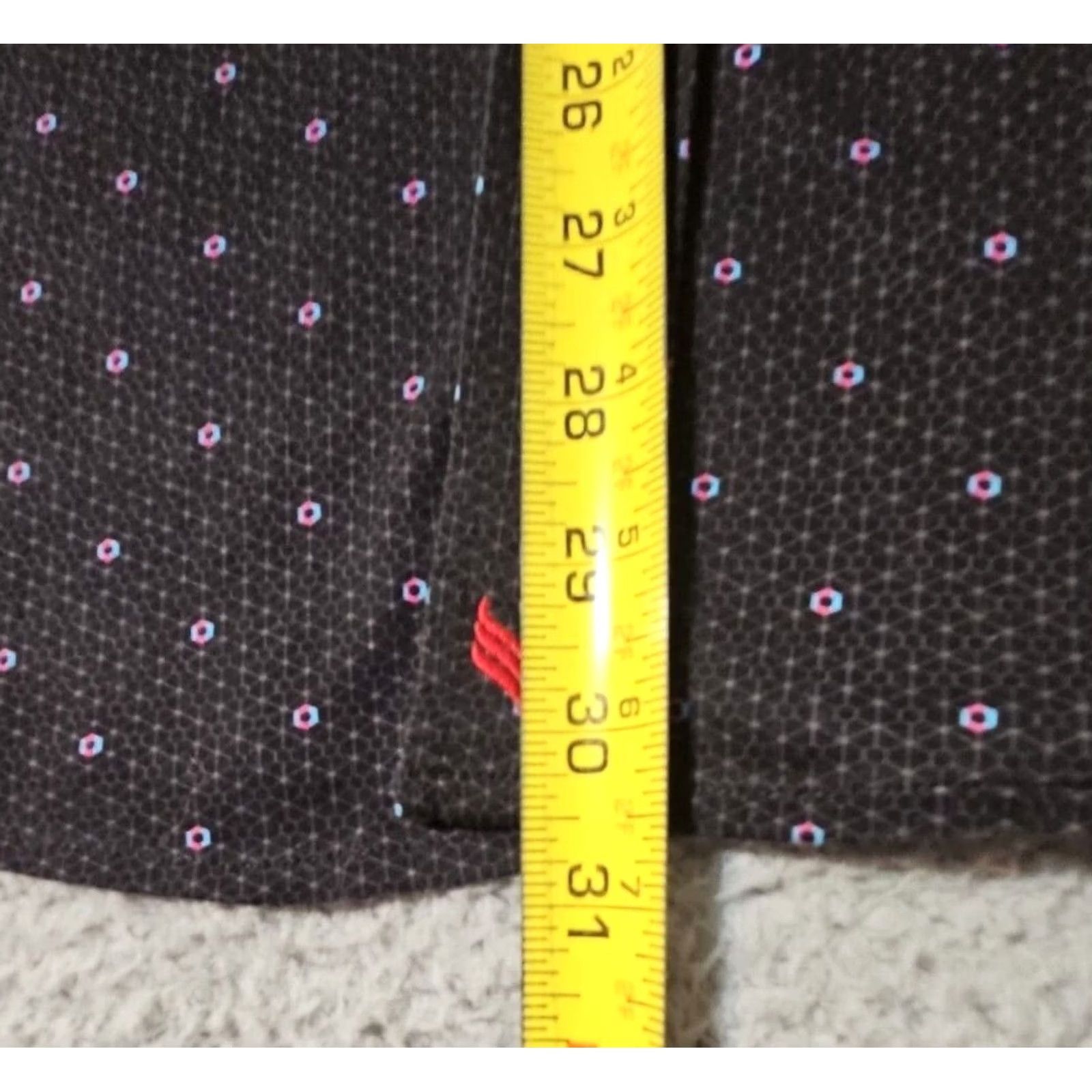 Vintage Buttercloth Short Sleeve Shirt Mens Size Large Black Polka Dot Cotton Stretch - China Size US L / EU 52-54 / 3 - 6 Thumbnail