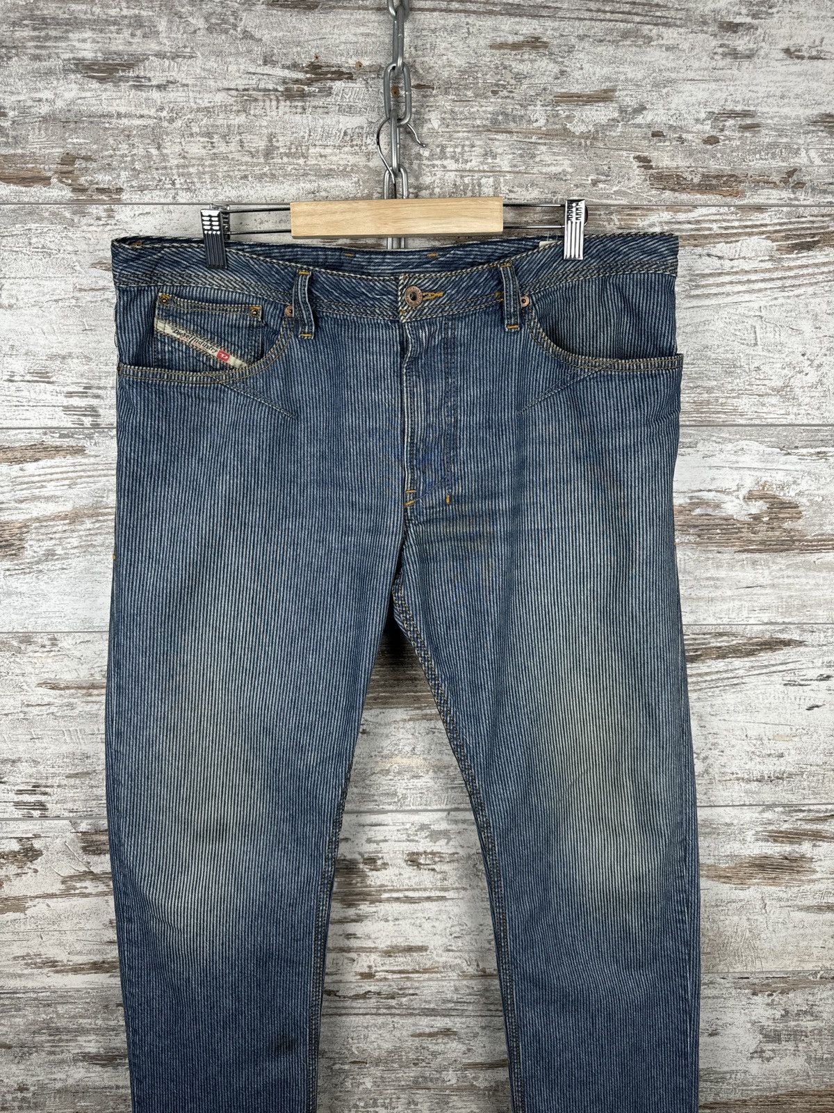 Diesel × Diesel Black Gold × Vintage Mens Vintage Diesel denim jeans luxury avant garde size 36 Size US 36 / EU 52 - 3 Thumbnail