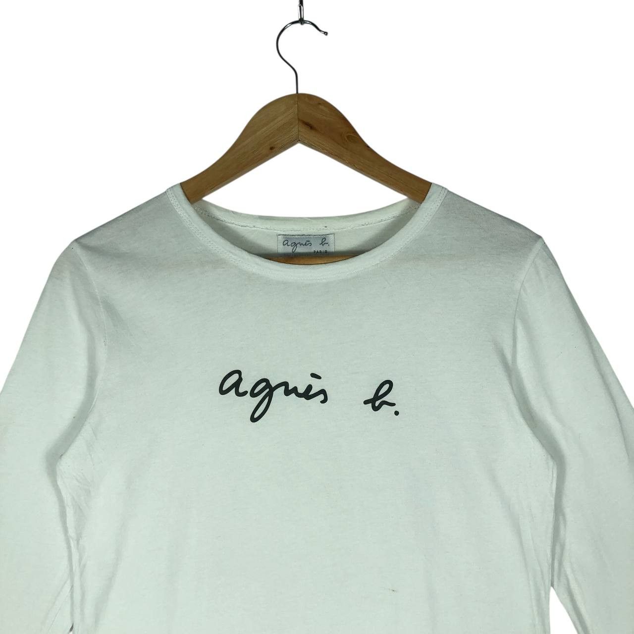Designer × agnes b. Agnes B. Long Sleeve T-Shirt Size XS / US 0-2 / IT 36-38 - 2 Thumbnail