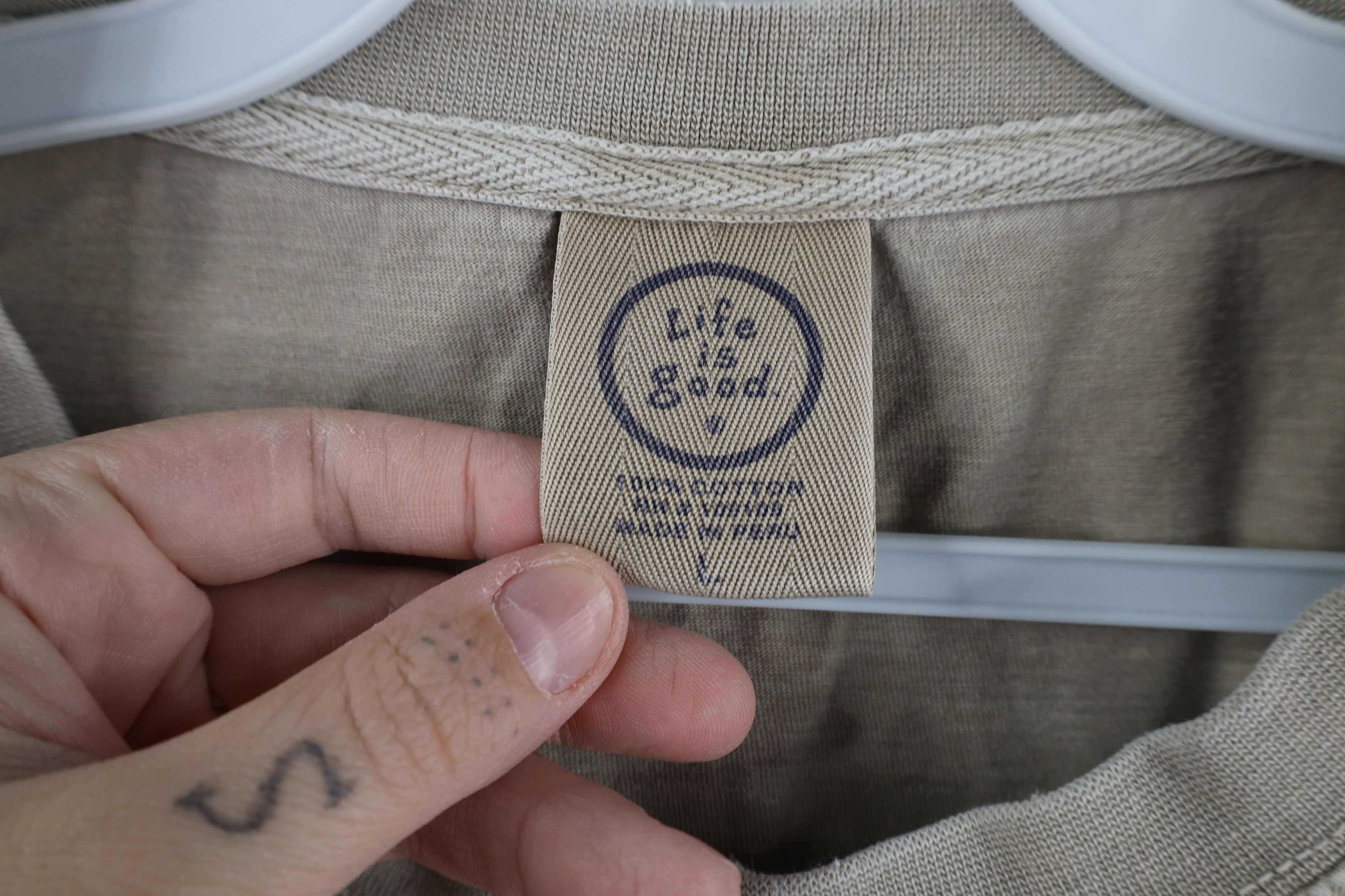 Life is Good × Vintage Vintage Life Is Good Who Wander Are Lost Long Sleeve T-Shirt Size US L / EU 52-54 / 3 - 9 Thumbnail