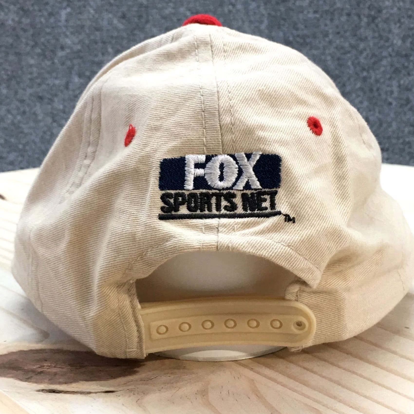Vintage Cincinnati Reds 1869 Baseball Cap Hat Mens One Size Beige Adjustable Embroidered Size ONE SIZE - 7 Thumbnail