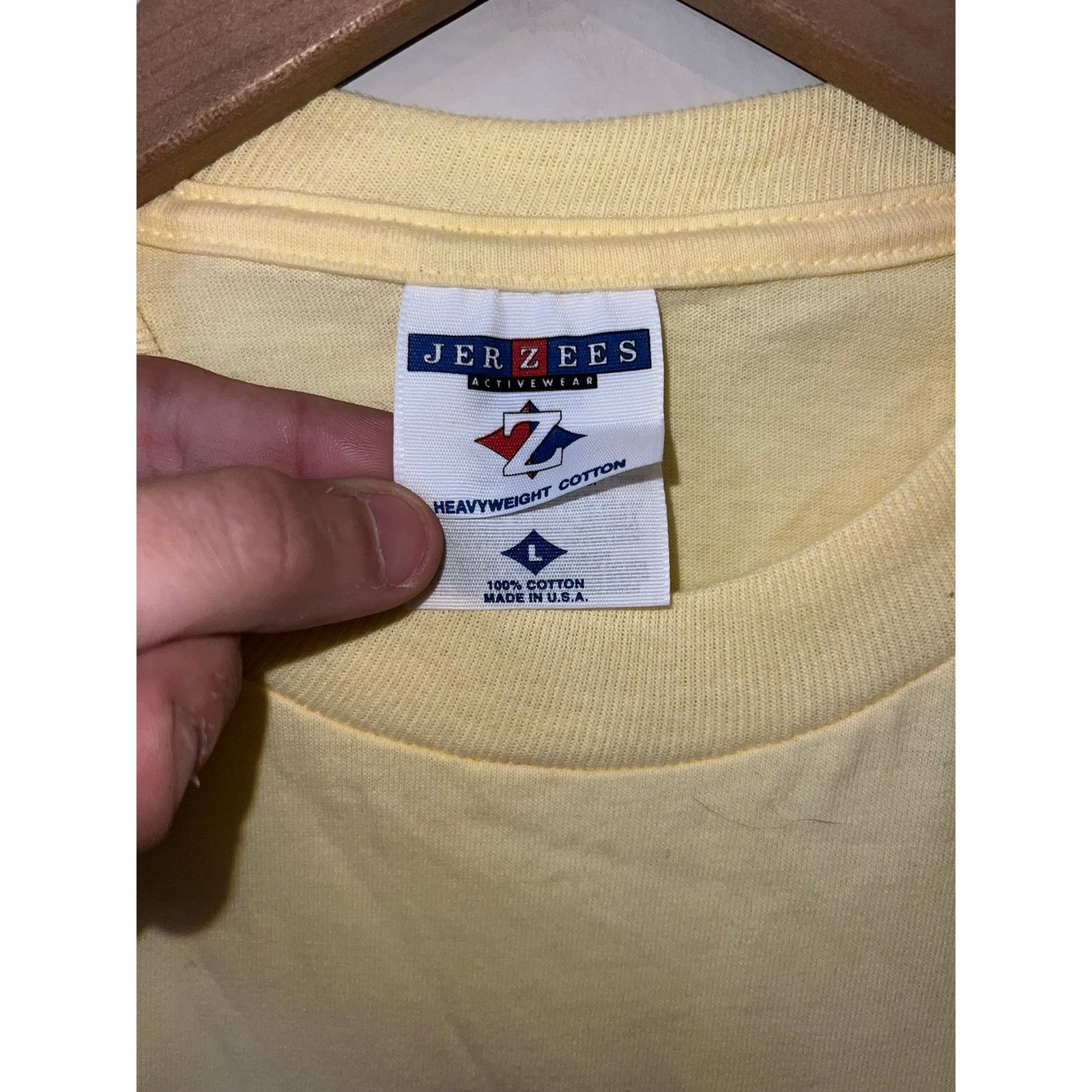 Jerzees Vintage North Dakota Shirt Tee Wildflowers Yellow 90s VTG L Size US L / EU 52-54 / 3 - 6 Thumbnail
