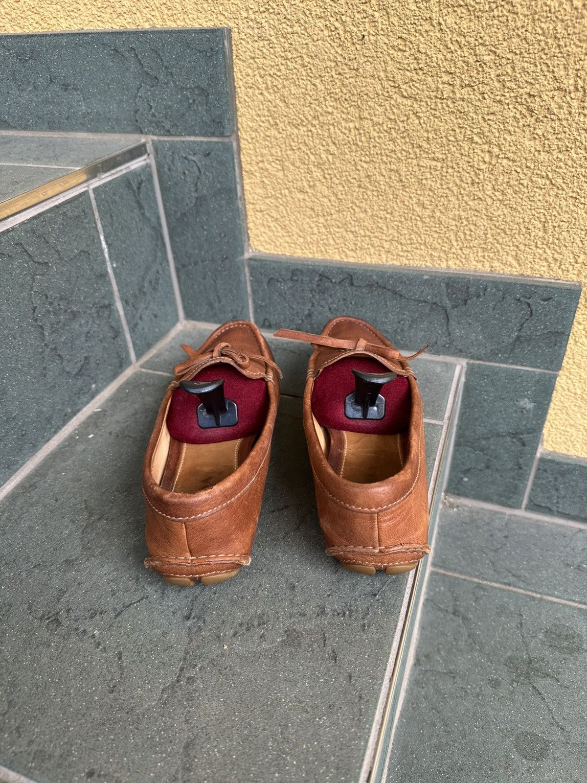 Prada Prada Leather Loafers Brown Low Made In Italy Luxury Rare 36 Size US 5.5 / IT 35.5 - 8 Thumbnail