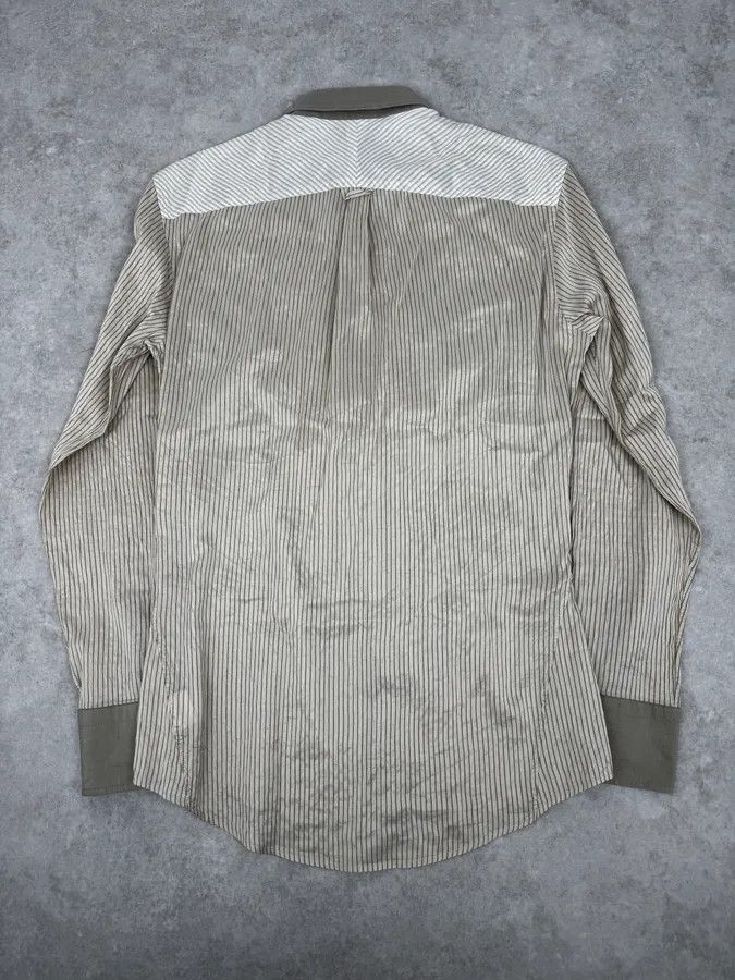 Kenzo 1990s Kenzo Beige & Light Green Patchwork Vest Shirt Size US S / EU 44-46 / 1 - 5 Thumbnail