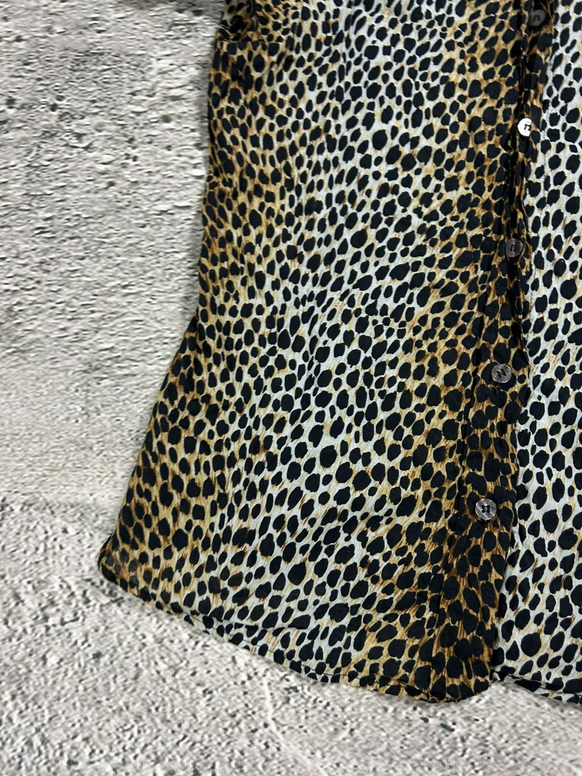 Dolce & Gabbana Dolce & Gabbana cheetah shirt button up shirt Size M / US 6-8 / IT 42-44 - 4 Thumbnail