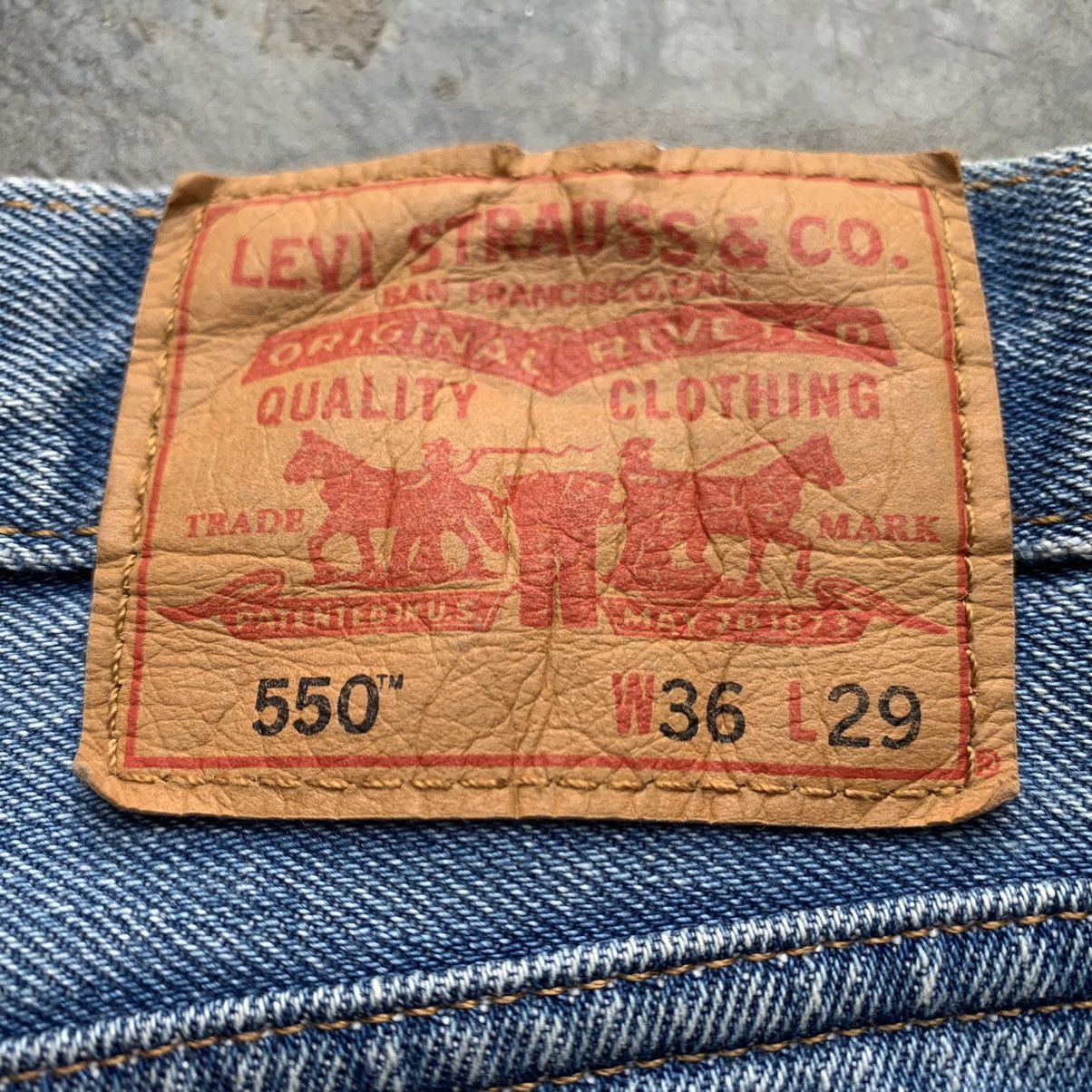 Levi's Vintage Levis 550 Relaxed Fit Denim Jeans Size 36x30 Size US 36 / EU 52 - 12 Thumbnail