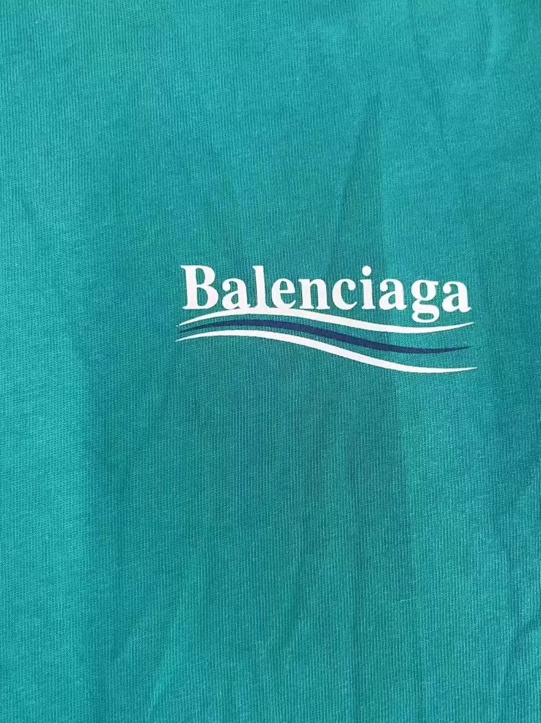Balenciaga Balenciaga Letter Printed Round Neck Straight Cut Short Sl Size US S / EU 44-46 / 1 - 3 Thumbnail