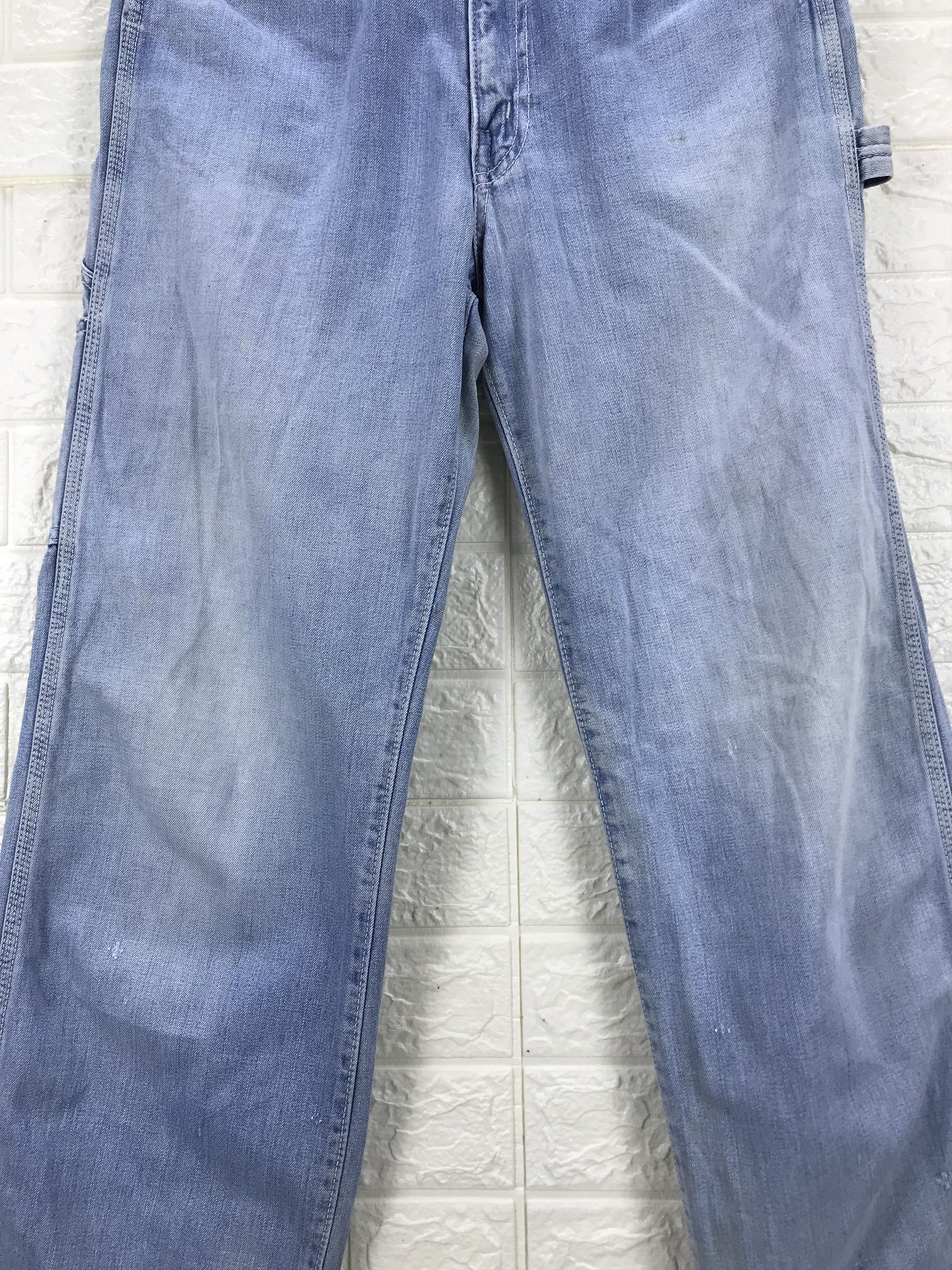 Big John Vintage Big John Light Wash Carpenter Jeans Size US 29 - 7 Thumbnail