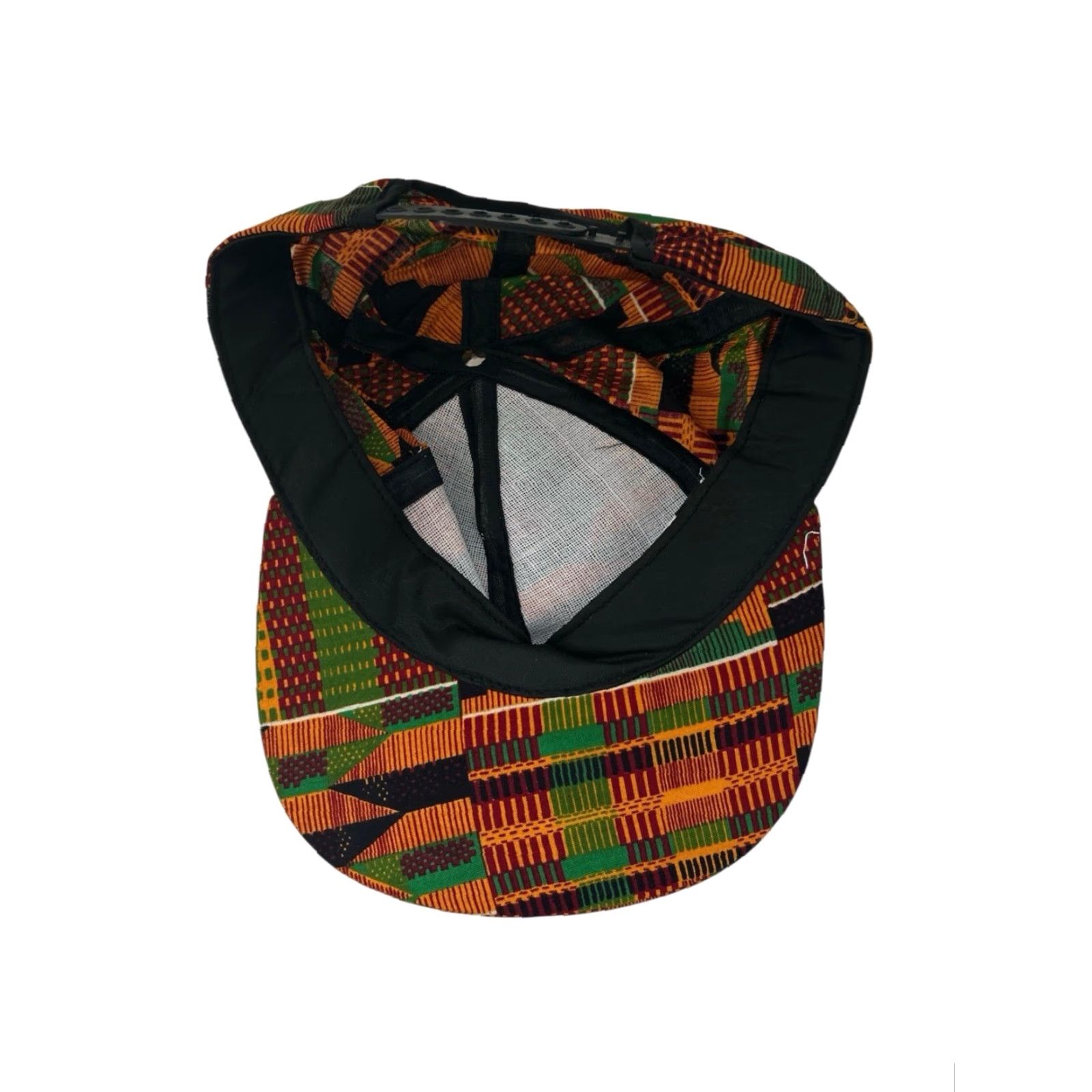 Vintage VINTAGE Africa Kente Baseball Snapback Hat Cap Adult OSFA Orange 90s Twill Deadstock NWOT Adjustable Snap Back Men Boys Girls OsFA? Size ONE SIZE - 5 Thumbnail