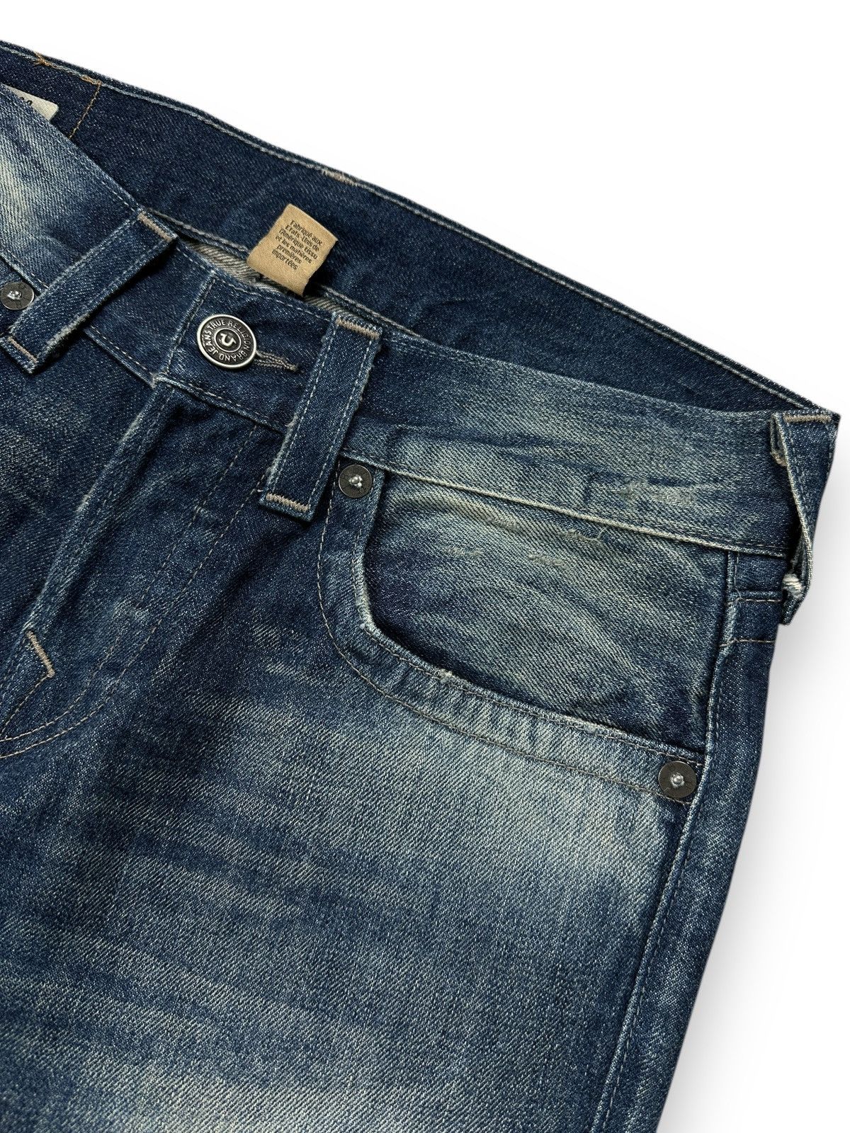 True Religion Y2K True Religion Rocco Relaxed Skinny Jeans W30 Made In USA Size US 30 / EU 46 - 13 Thumbnail