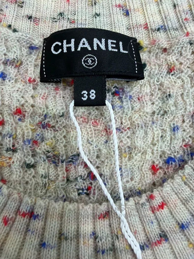 Chanel Chanel High-end handicraft workshop oatmeal mixed colour r Size XS / US 0-2 / IT 36-38 - 4 Thumbnail