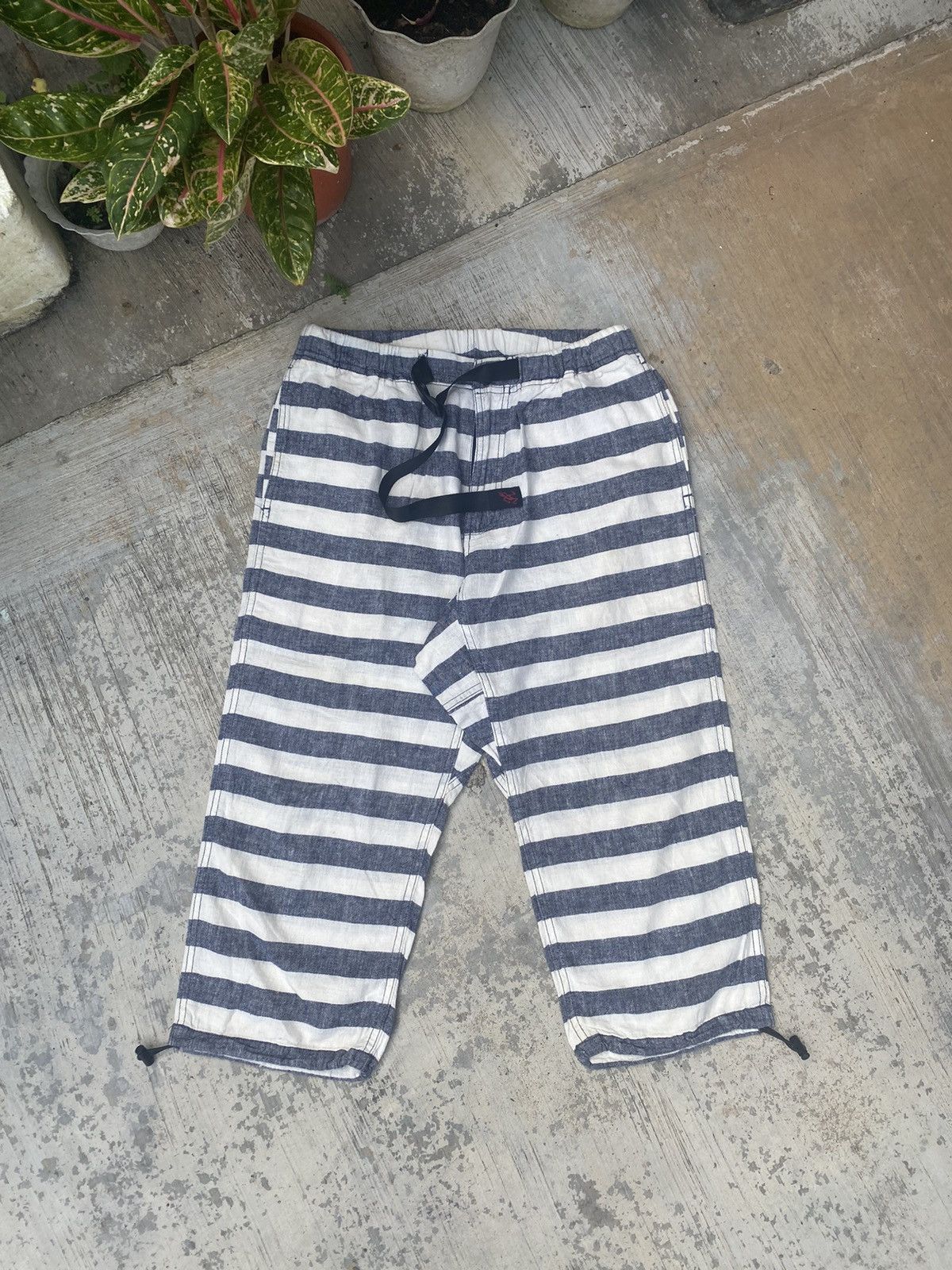 Beams Plus × Gramicci × Japanese Brand Gramicci X Beams Wear Striped 3/4 pant Size US 28 / EU 44 - 1 Thumbnail