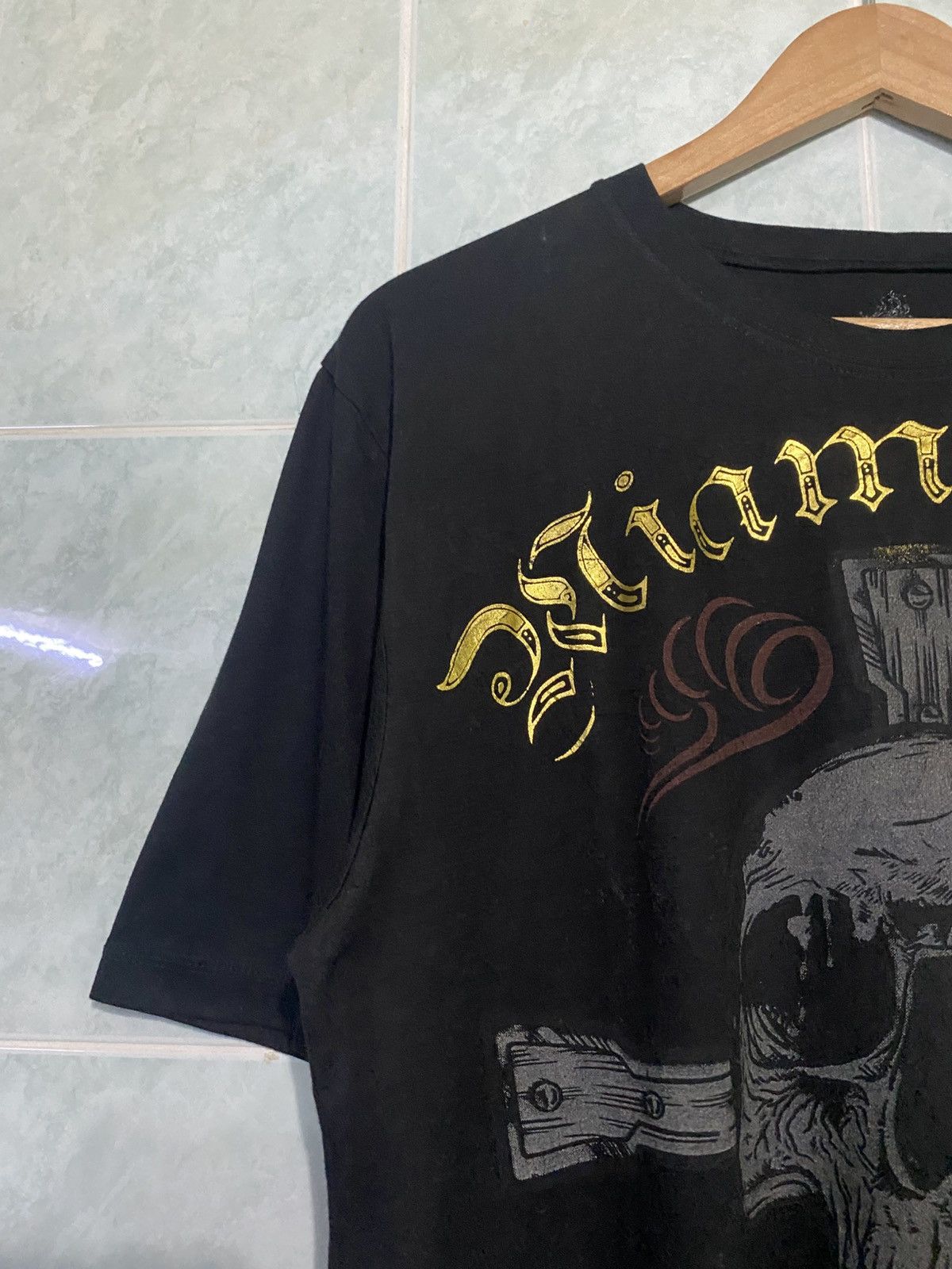 Japanese Brand Miami Ink Skull Big Cross Tattoo Style Tshirt Size US L / EU 52-54 / 3 - 3 Thumbnail