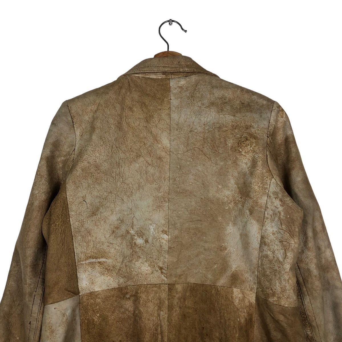 Japanese Brand Vintage Biker Genuine Leather Jacket Patchwork Issey Miyake Size US M / EU 48-50 / 2 - 9 Thumbnail