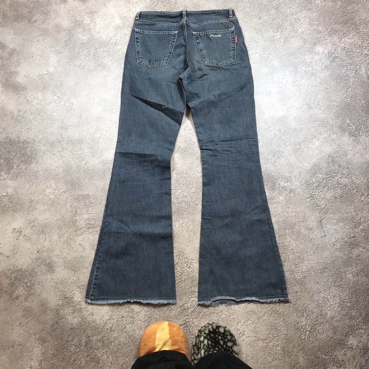 If Six Was Nine vintage Faded Jeans japan distressed denim spring pants 90s Size 29" - 3 Thumbnail