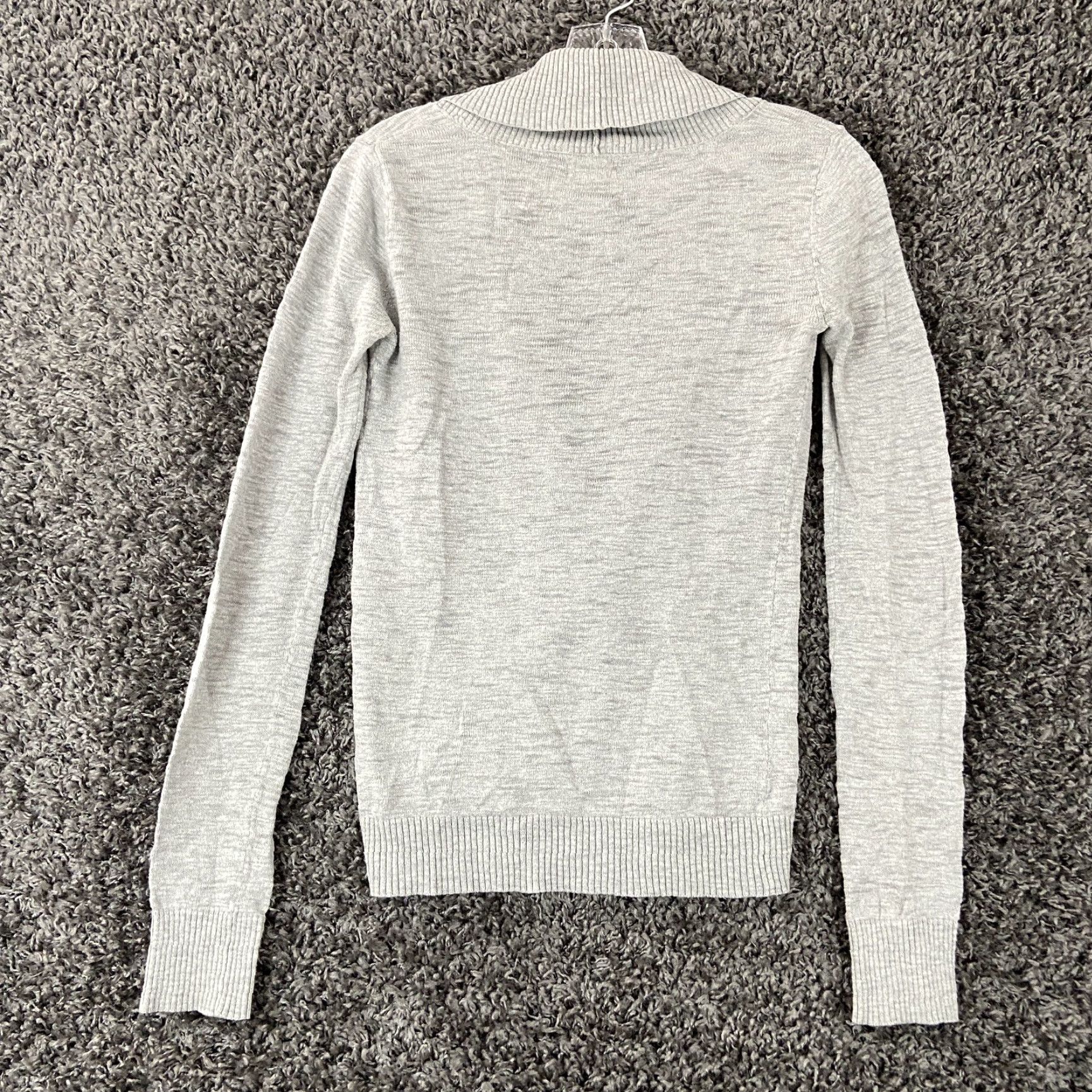 Mossimo MOSSIMO SUPPLY CO Cardigan Sweater Women's XS Gray Long Sleeve Button Up Cardigan Womens XS Gray Buttoned Knit Subtle 90s? Size XS / US 0-2 / IT 36-38 - 8 Thumbnail