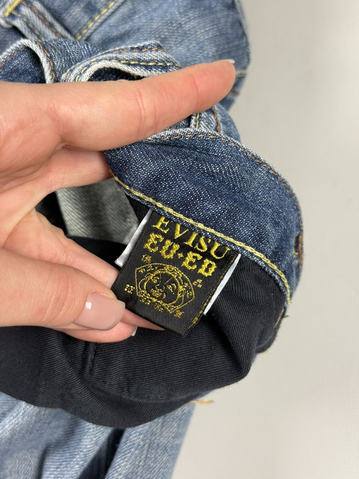 Evisu Evisu EU-ED Hokusai Vintage Men’s Denim Jeans Size 29 / S Size US 29 - 18 Thumbnail