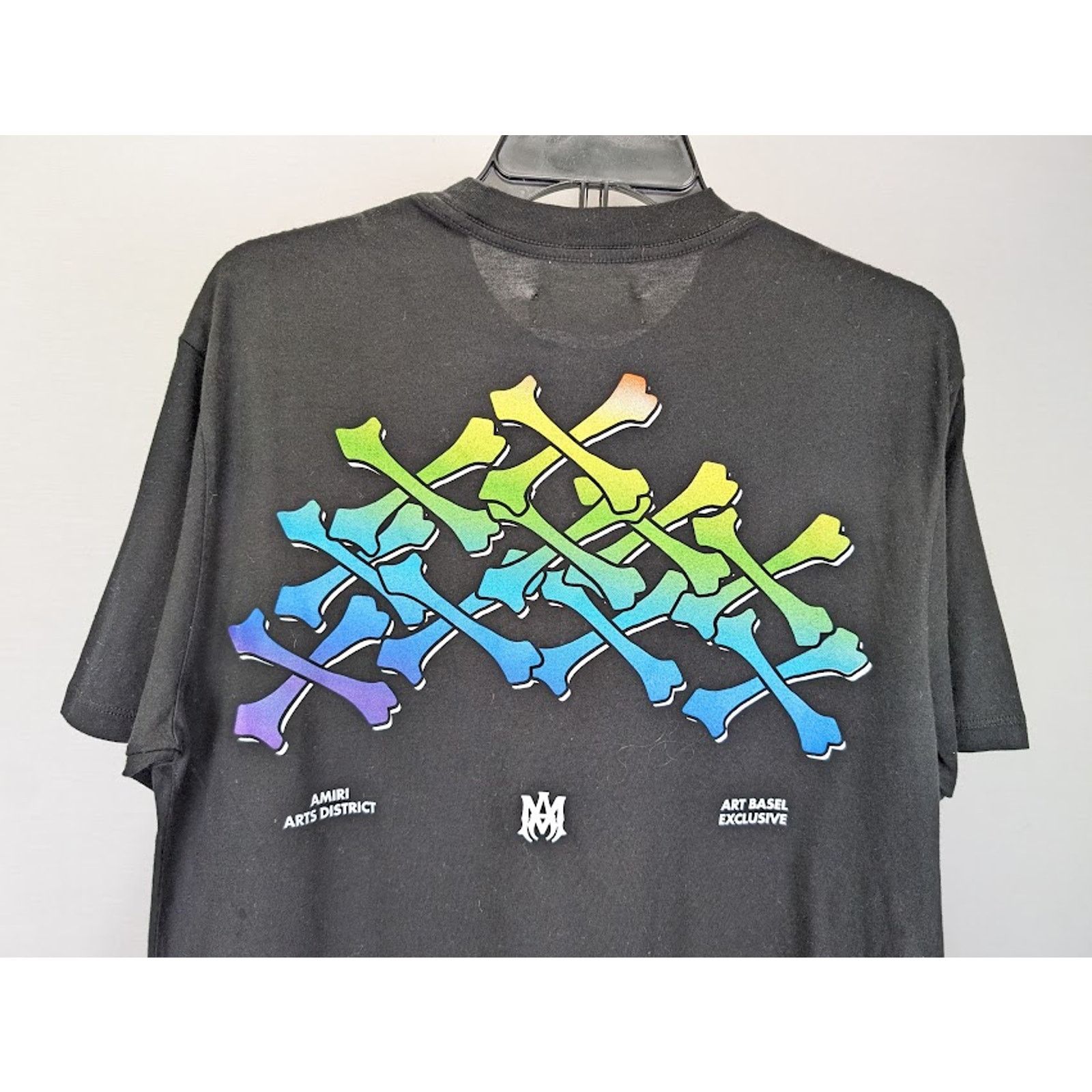 Amiri o1rshd1 Rainbow Bones T-Shirt in Black Size US XXL / EU 58 / 5 - 10 Thumbnail
