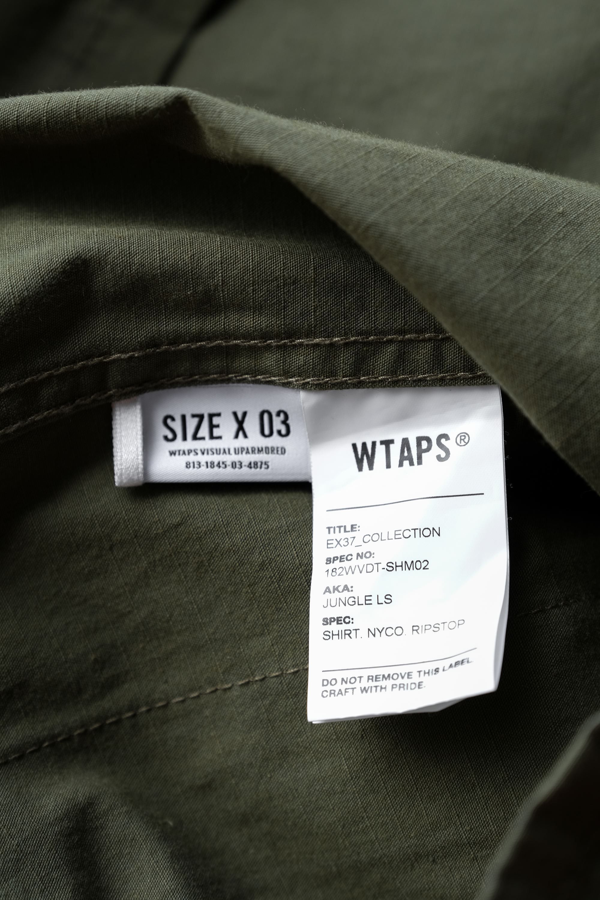 Wtaps WTAPS 18F/W Jungle L/S Shirt NYCO Ripstop Size US L / EU 52-54 / 3 - 6 Thumbnail