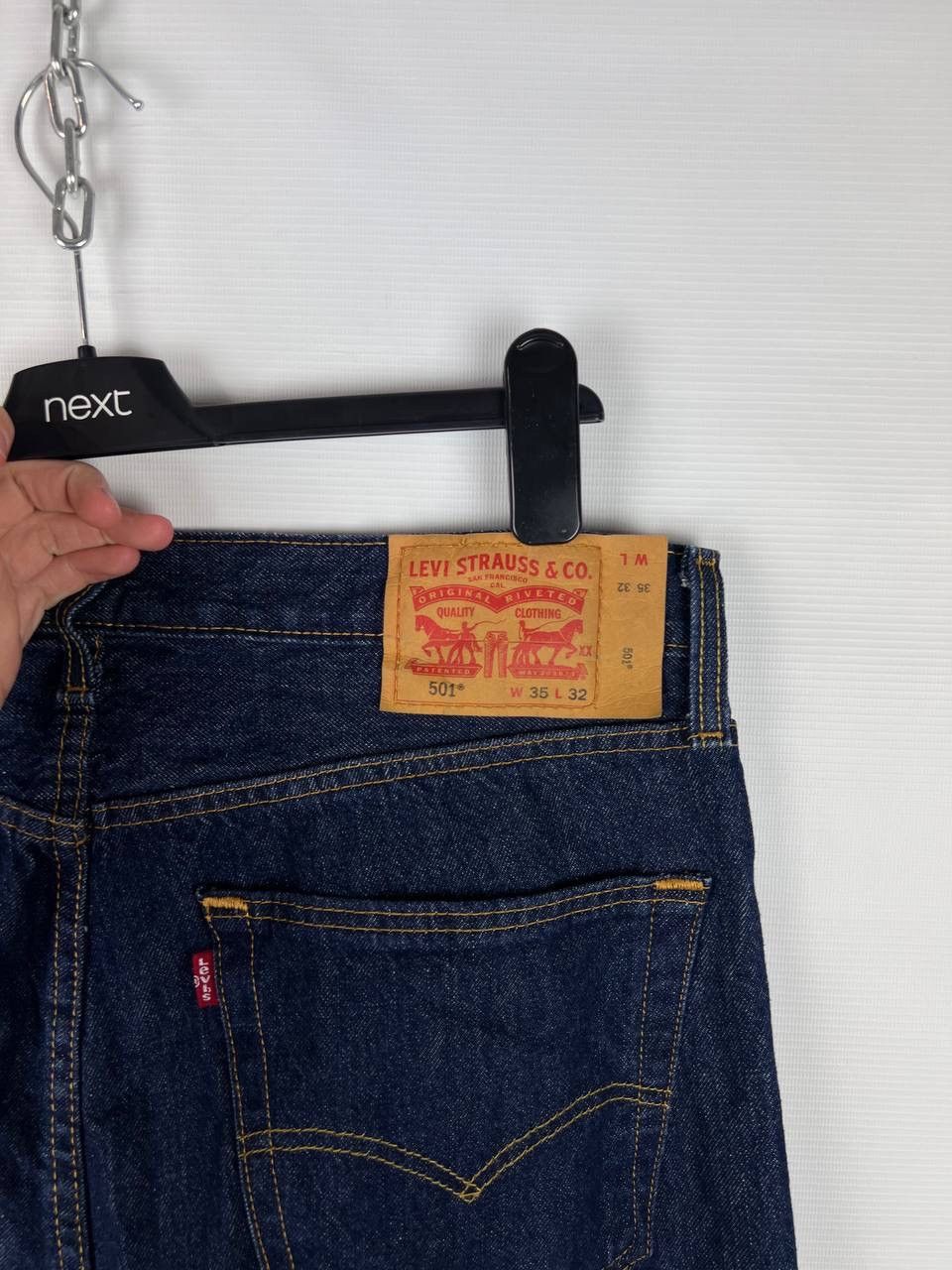 Levi's Levi’s 501 denim size 35/32 Size US 35 - 3 Thumbnail