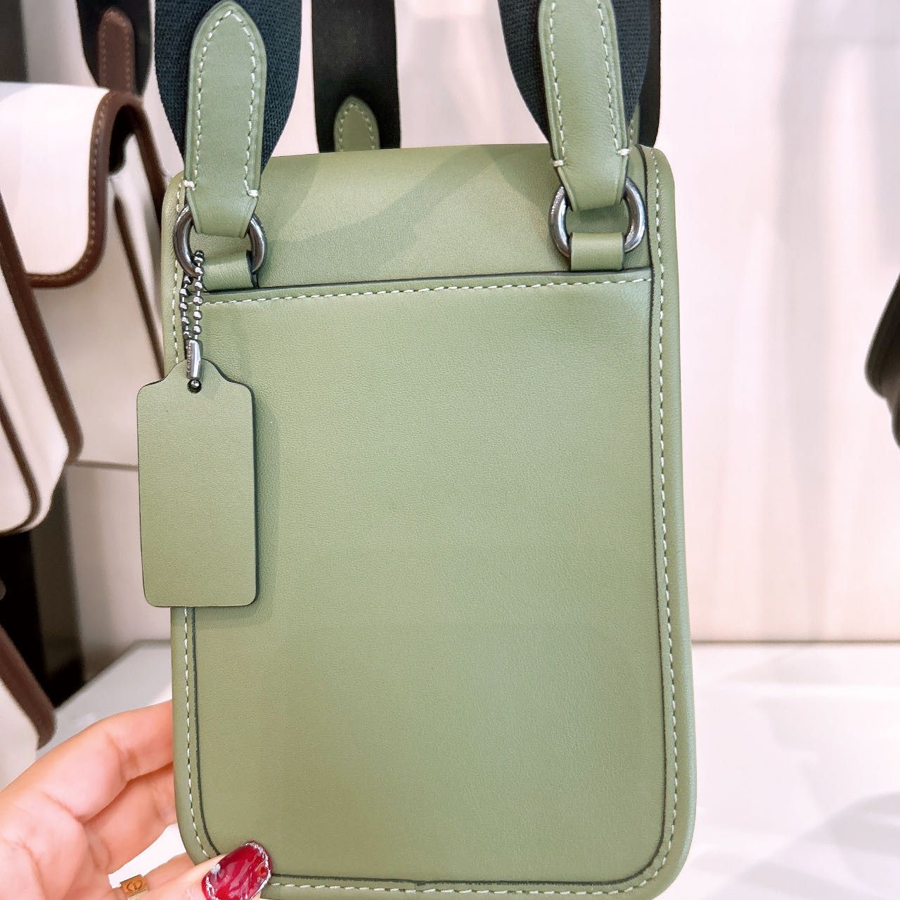 Coach Racer Phone Crossbody In Smooth Leather CT886 Size ONE SIZE - 2 Thumbnail