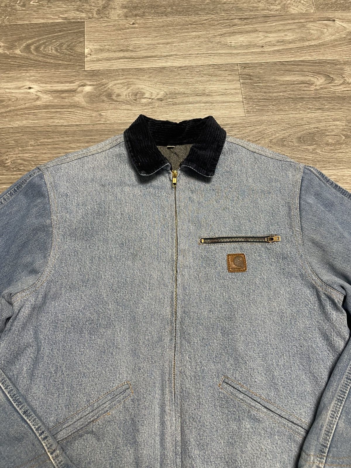 Carhartt Bespoke Carhartt J97 Detroit Jacket w/ RL Cable Knit Lining Size US S / EU 44-46 / 1 - 3 Thumbnail