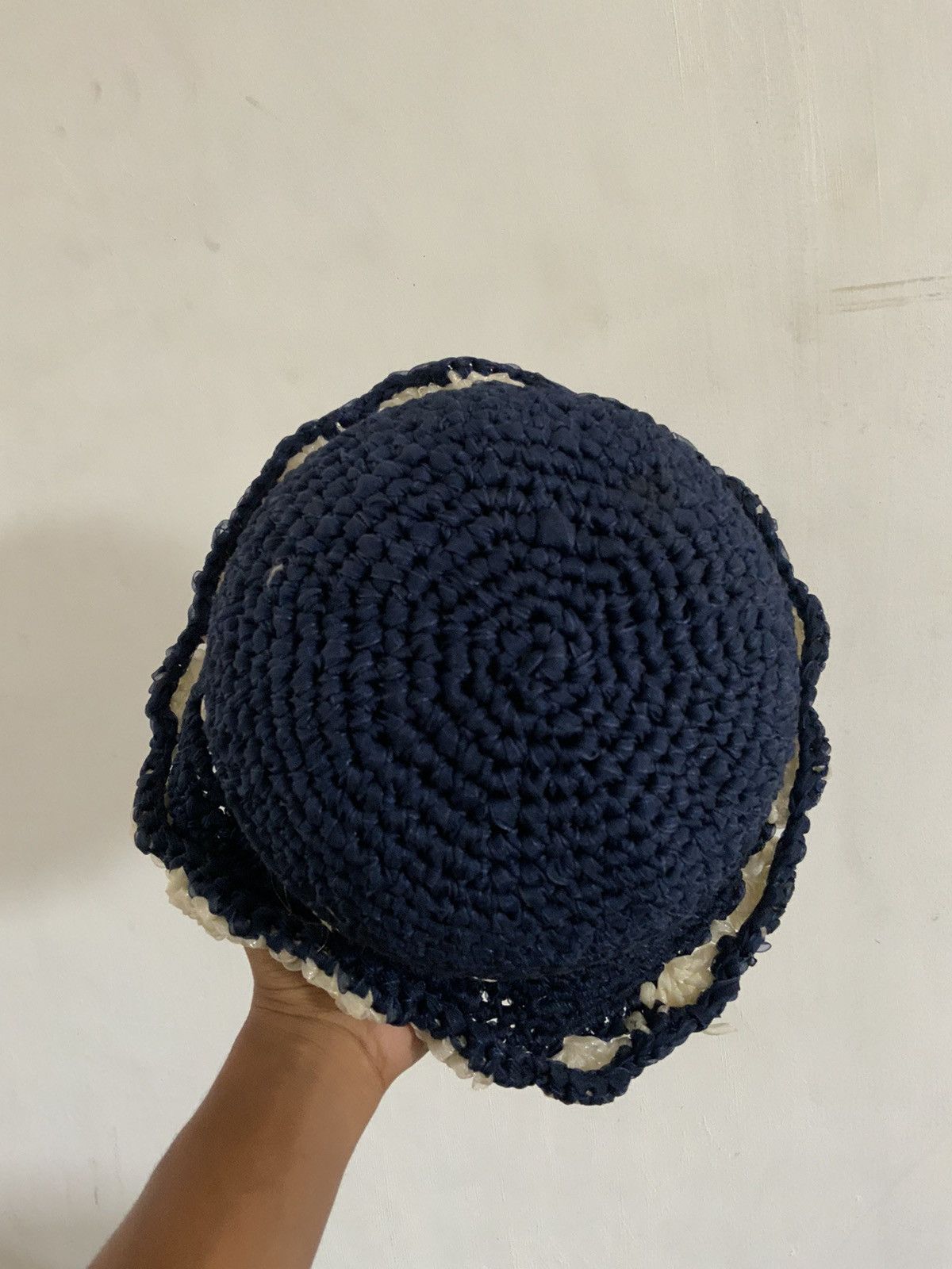 Japanese Brand Indigo White Outdoor Bucket Hat Size ONE SIZE - 6 Thumbnail