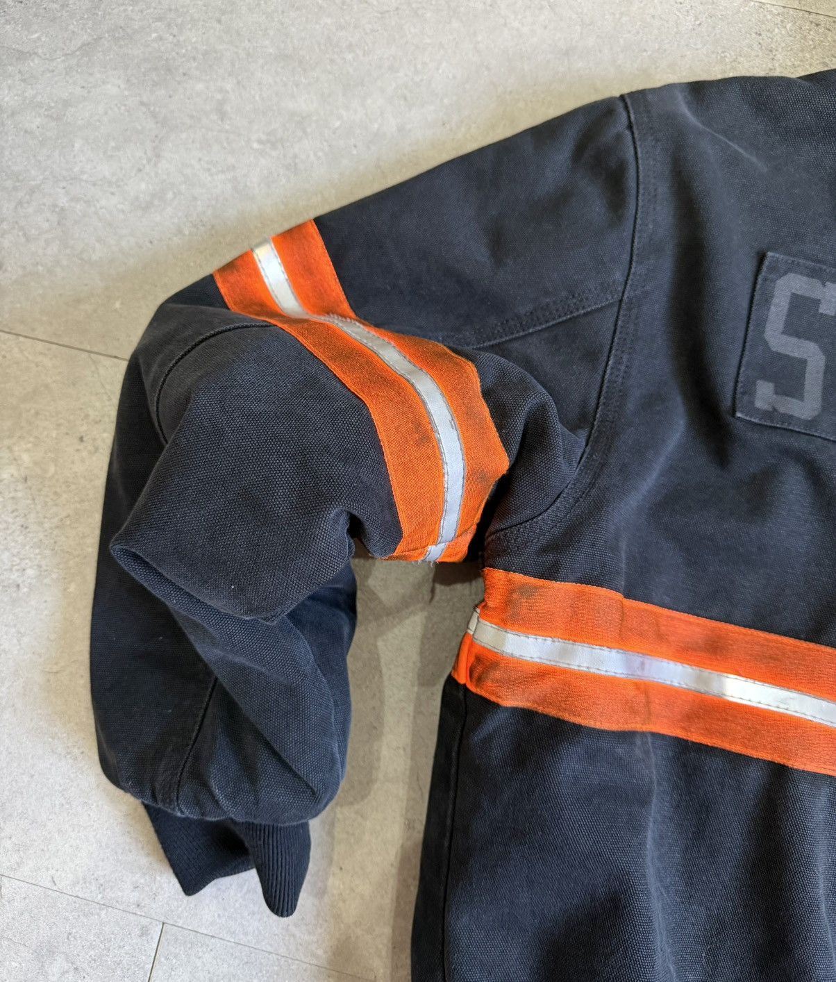 Supreme Supreme Reflective Work Jacket with Stripes Size US M / EU 48-50 / 2 - 11 Thumbnail