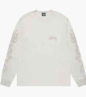 Stussy Stussy Dragons Long-Sleeve Tee 'Natural' Size US L / EU 52-54 / 3 - 1 Thumbnail