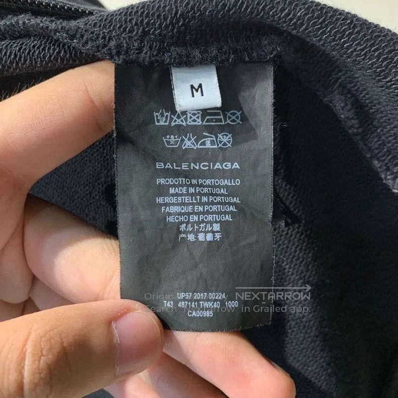 Balenciaga Balenciaga Logo Zip-Up Sweatshirt. Size US M / EU 48-50 / 2 - 7 Thumbnail