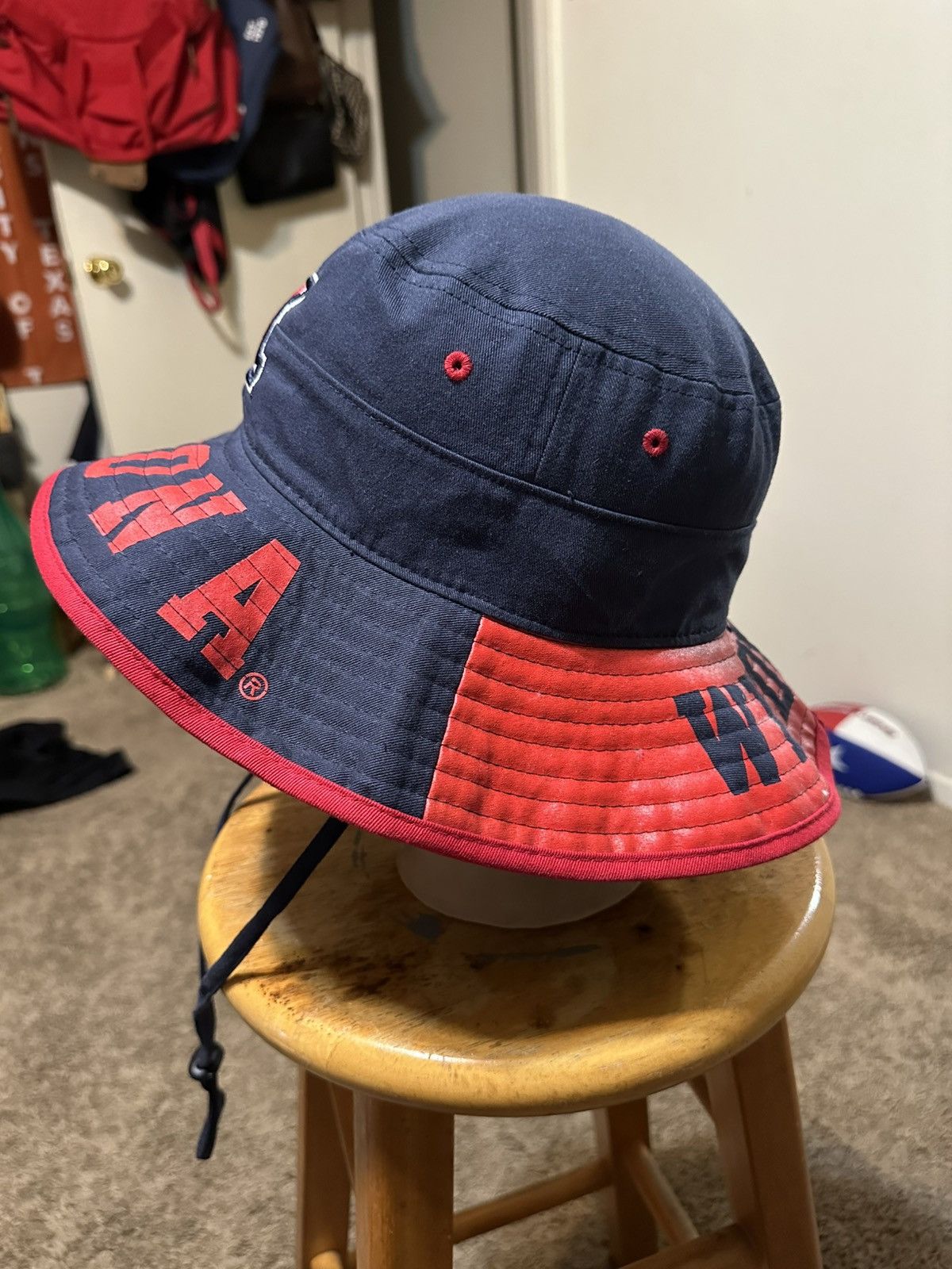 NCAA Vintage NCAA Arizona Wildcats “red & blue” bucket hat 90s Size ONE SIZE - 5 Thumbnail